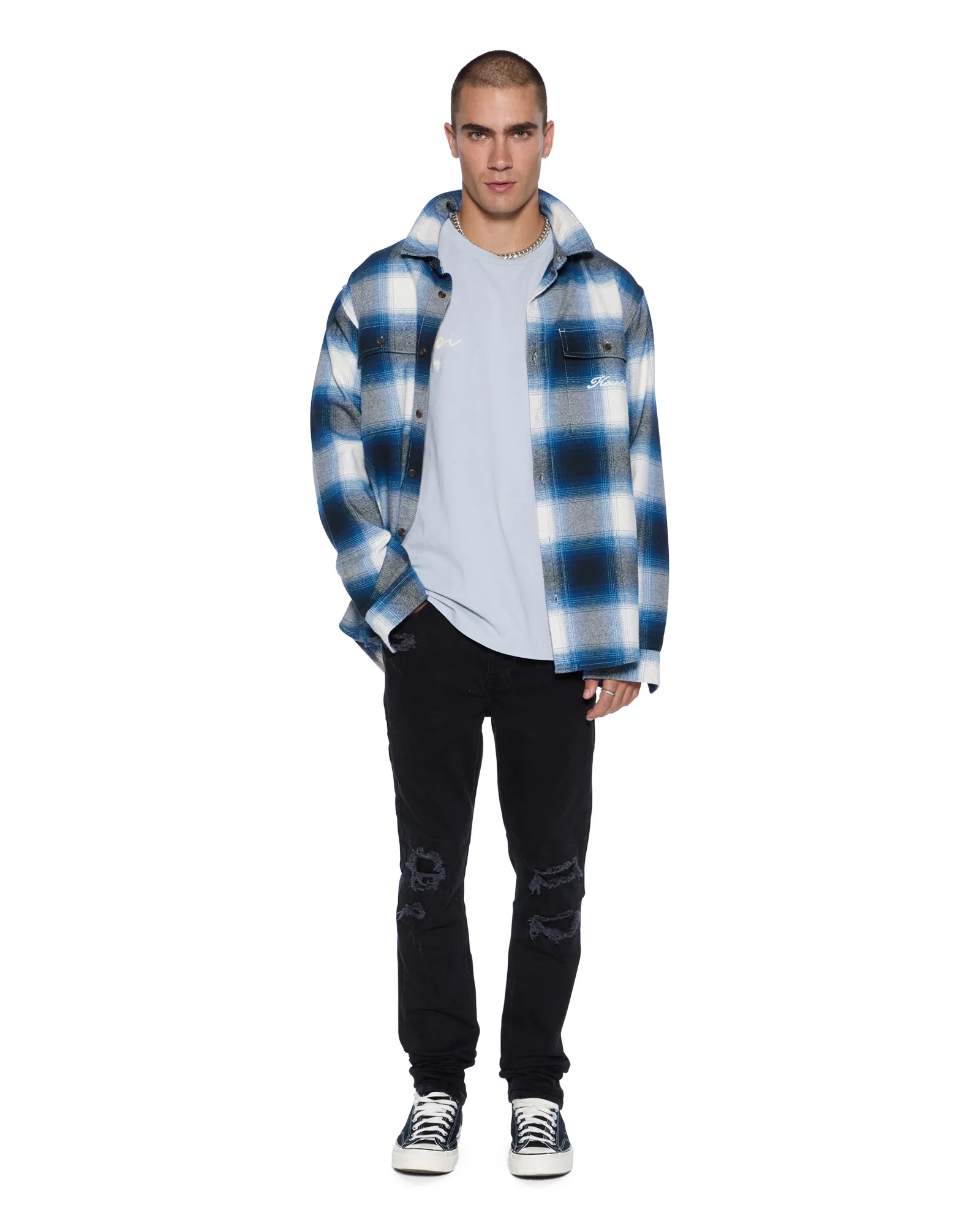 Ksubi Salud Biggie Tee - Blue - Image 4