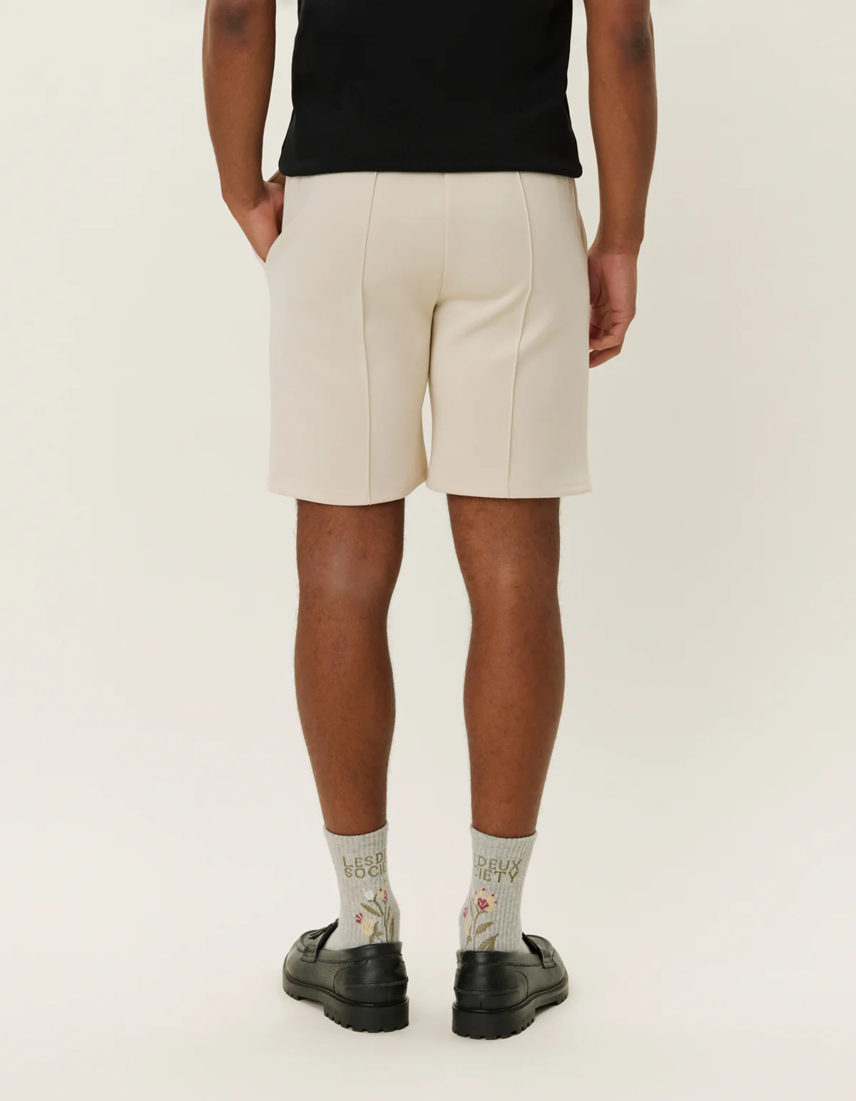 Les Deux Ballier Track Shorts - Ivory - Image 2
