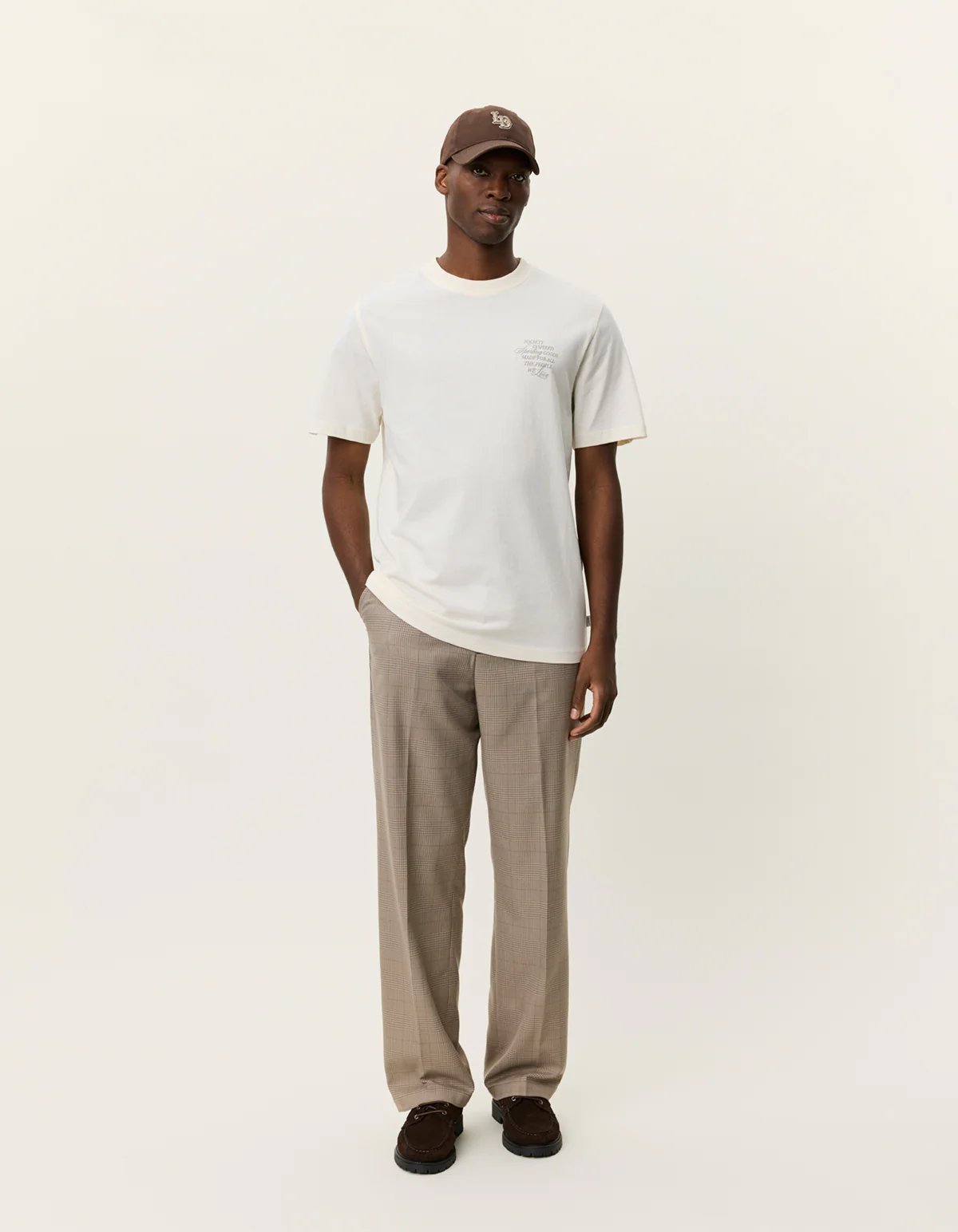 Les Deux Ben Faience Tee - Eggnog White - Image 3