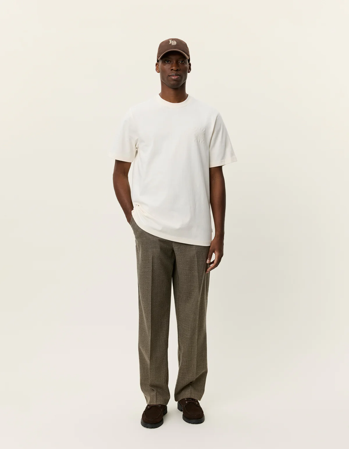 Les Deux Ben Goods Tee - Eggnog White - Image 2