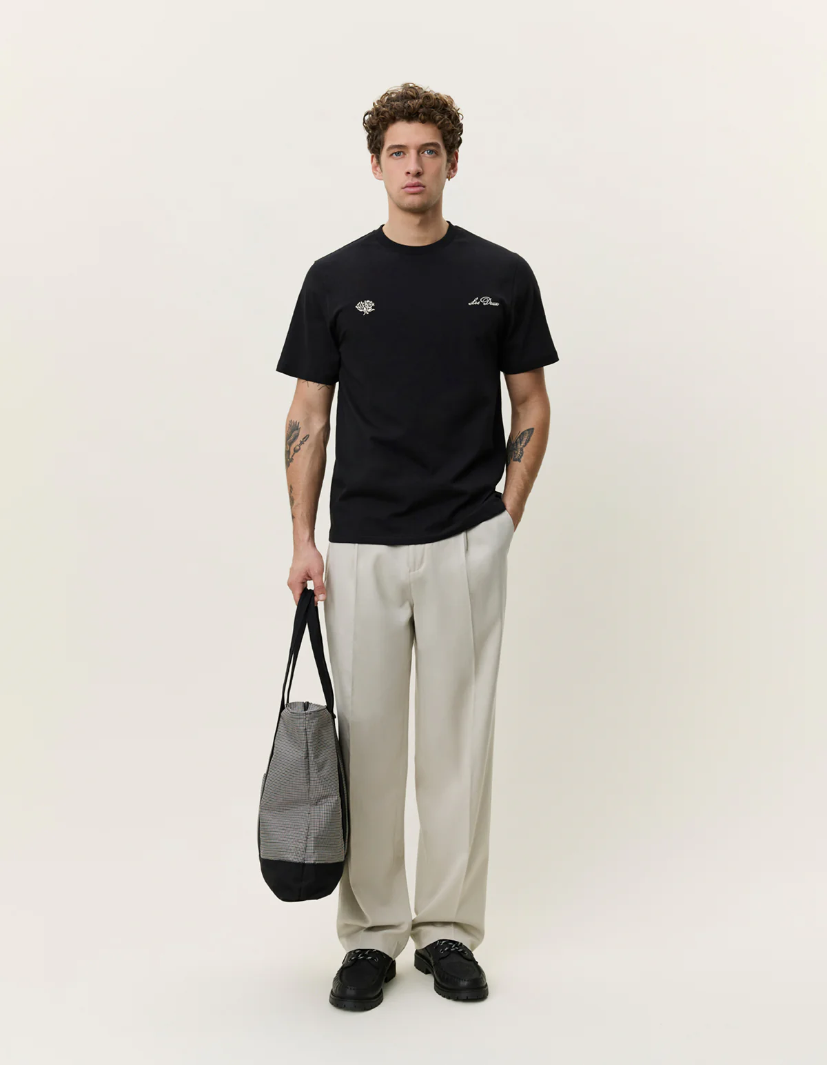 Les Deux Deux Tee - Black - Image 3