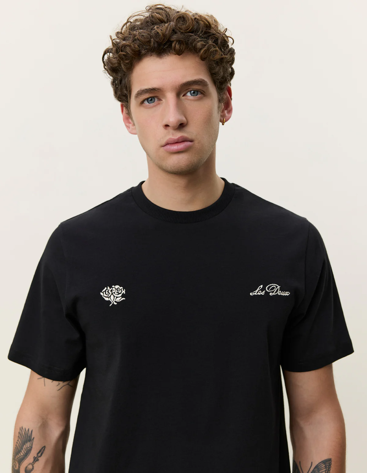 Les Deux Deux Tee - Black - Image 4
