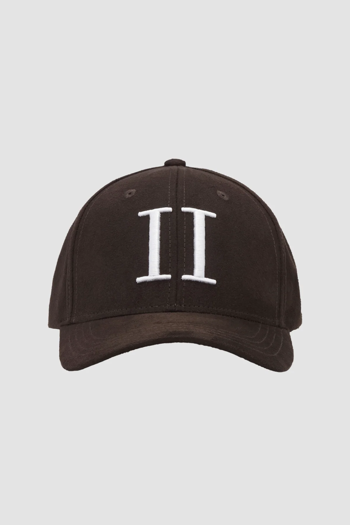 Les Deux Encore Suede Baseball Cap - Brown
