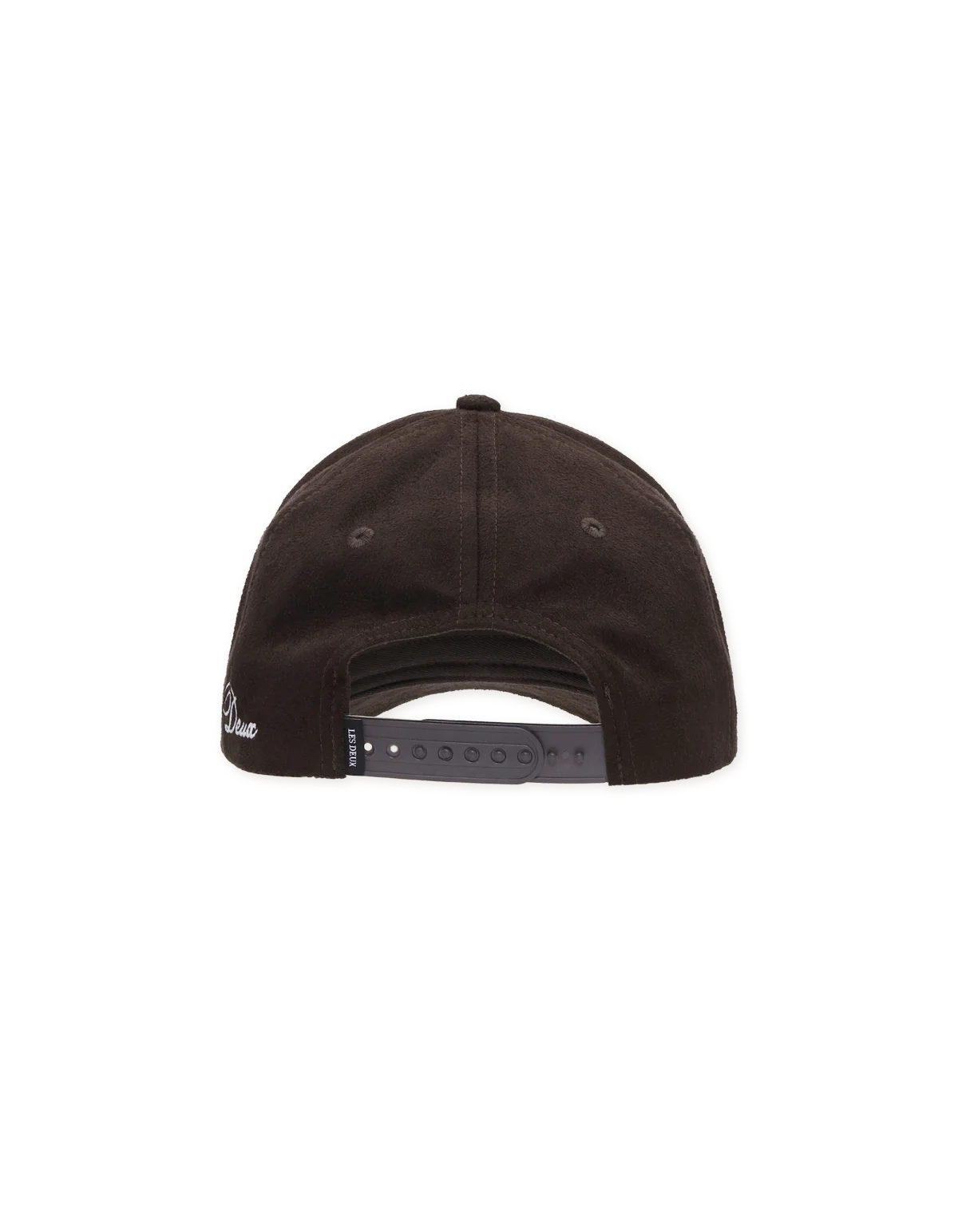 Les Deux Encore Suede Baseball Cap - Brown - Image 4