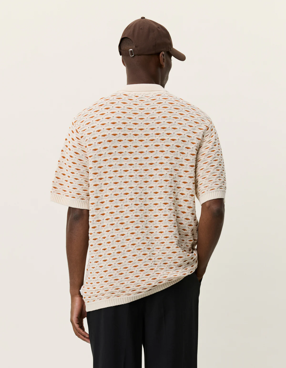 Les Deux Esmay Shell Knit Polo - Eggnog White - Image 2