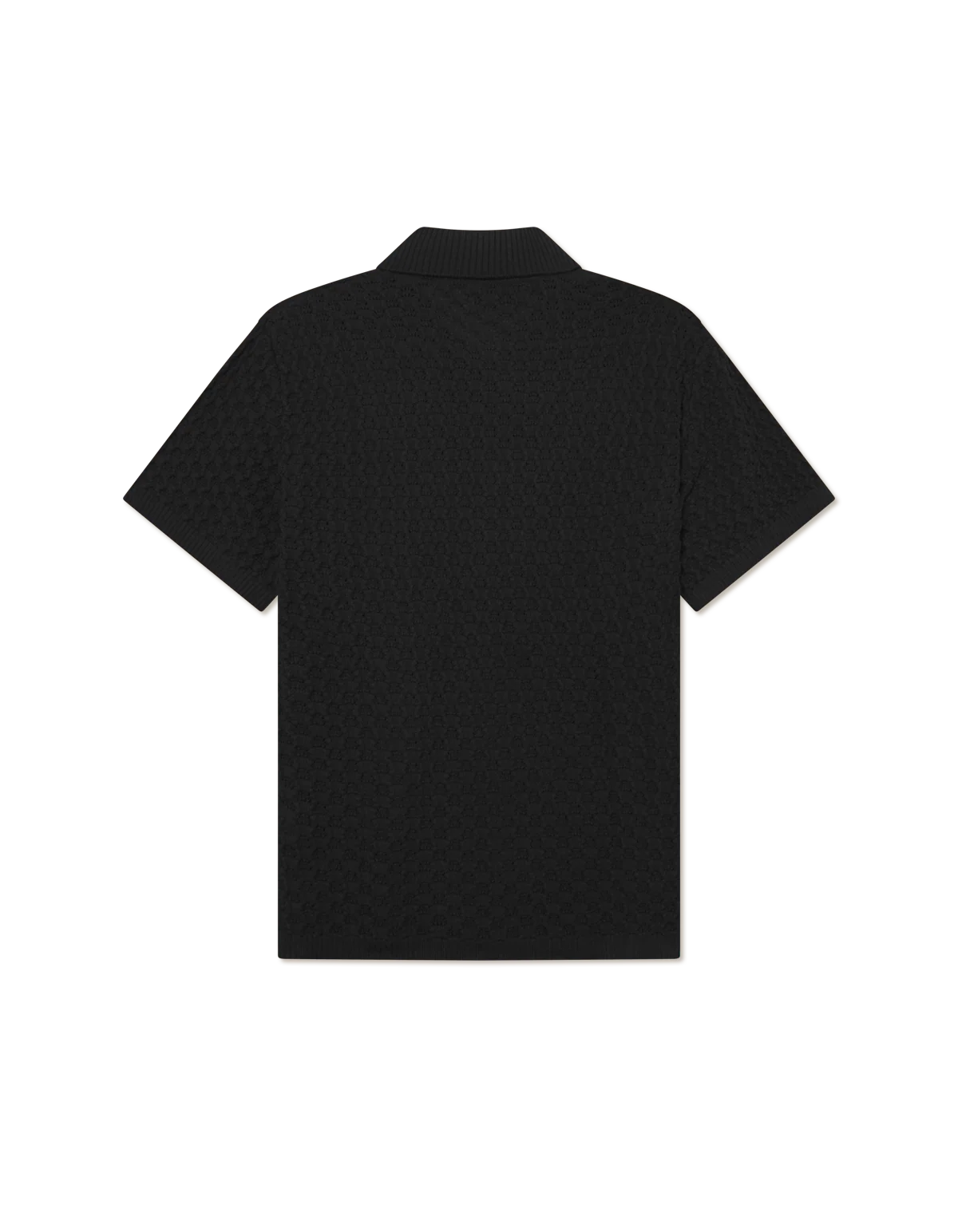 Les Deux Gespertus SS Knit Shirt - Black - Image 2