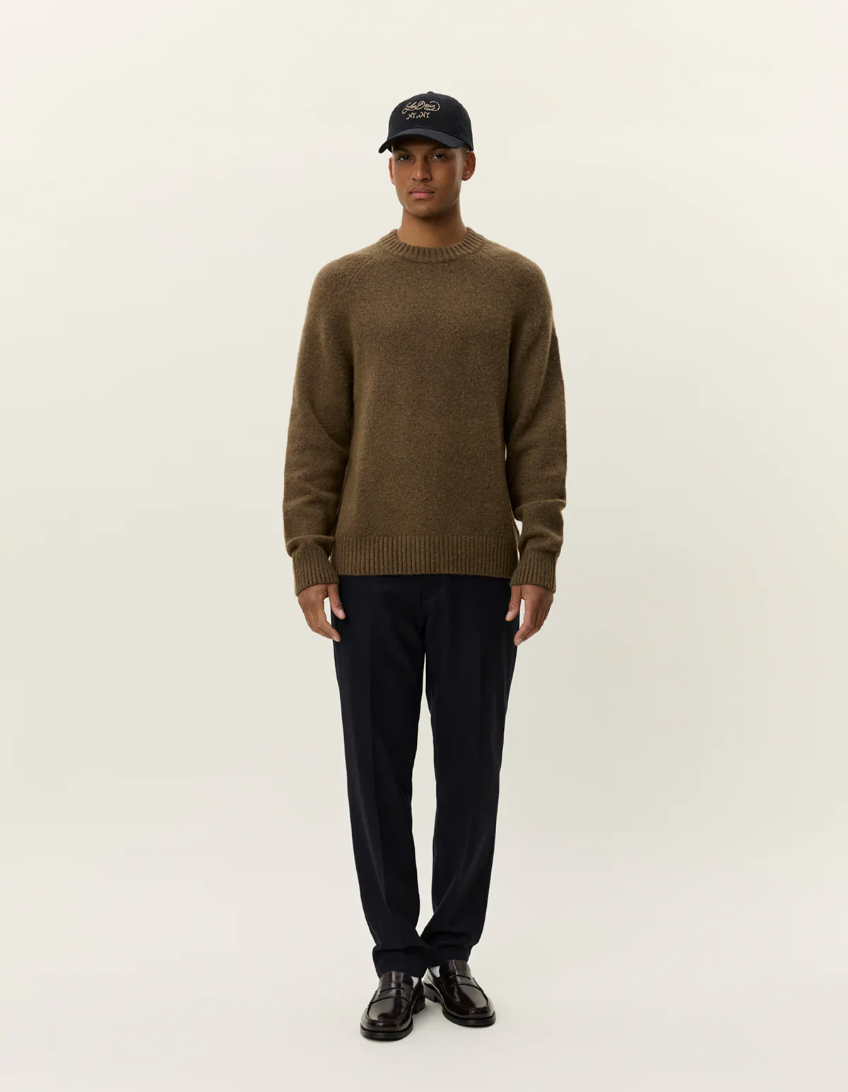 Les Deux Gilbert Crewneck Sweater - Brown - Image 3