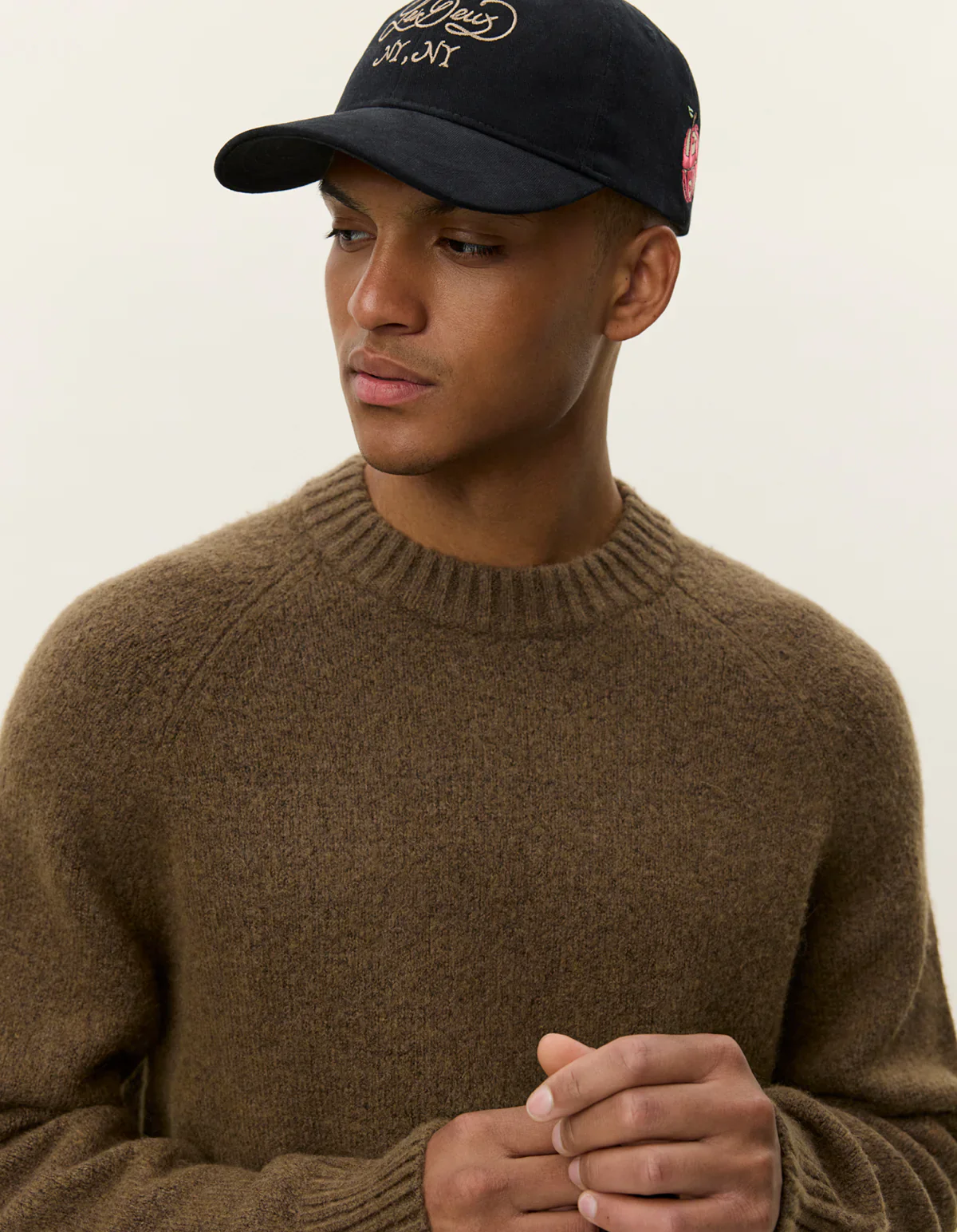Les Deux Gilbert Crewneck Sweater - Brown - Image 4