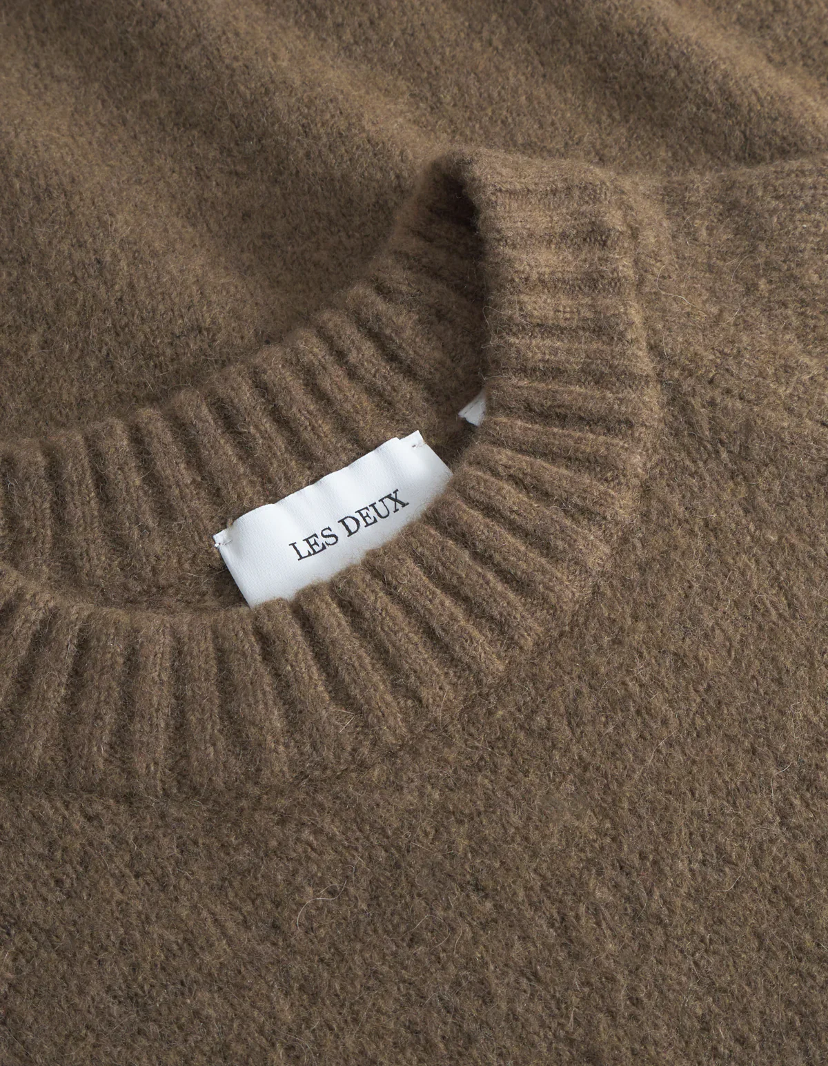 Les Deux Gilbert Crewneck Sweater - Brown - Image 5