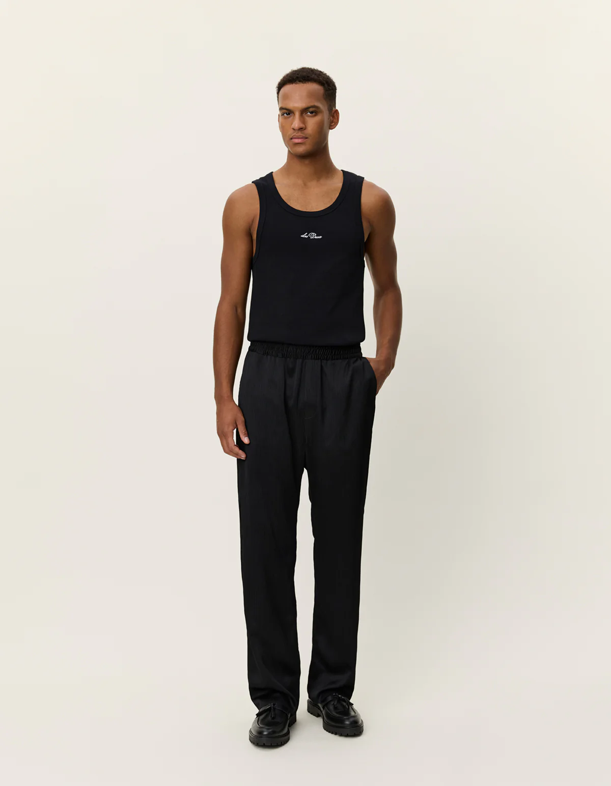 Les Deux Houston Plissé Pants - Black - Image 3