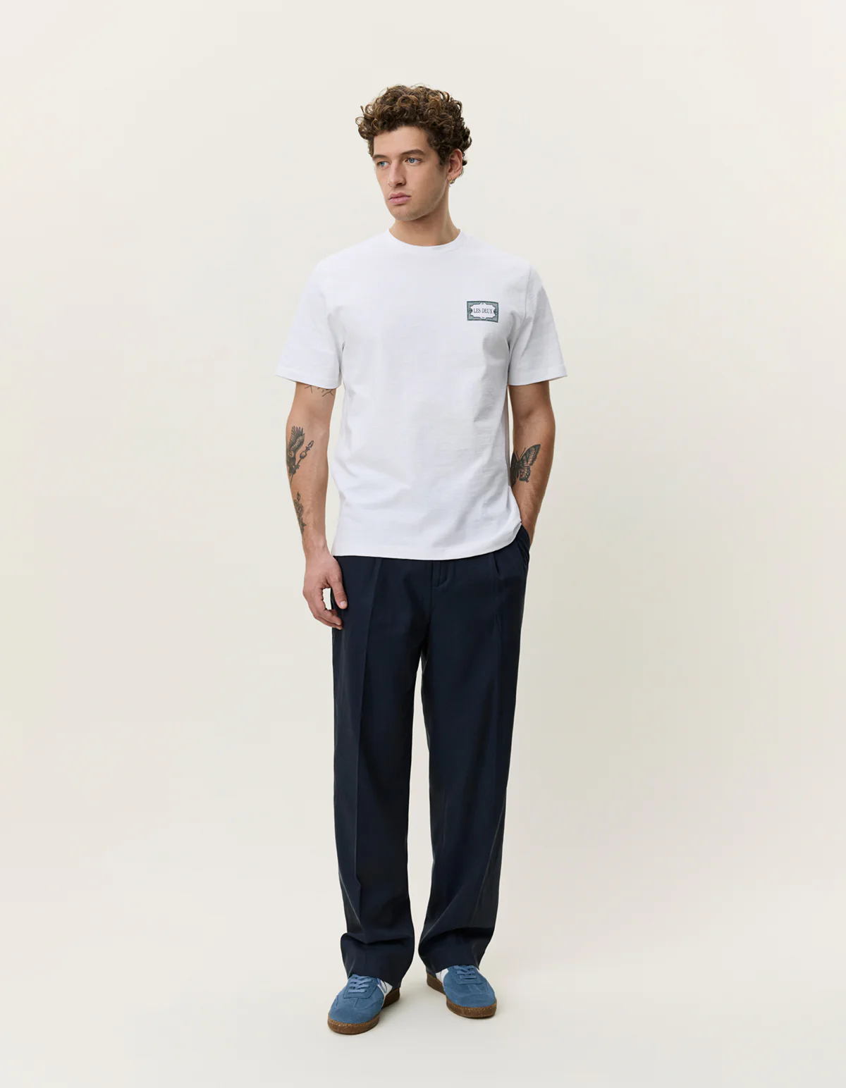 Les Deux Italian Tee - White - Image 3