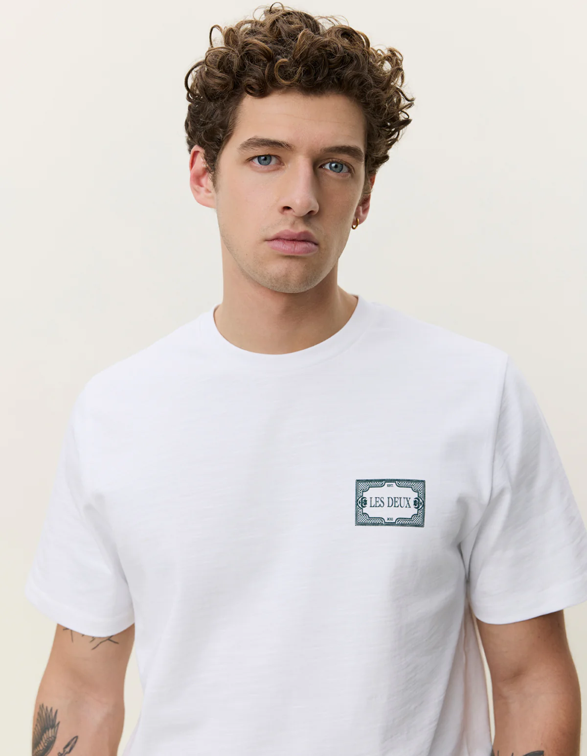Les Deux Italian Tee - White - Image 4