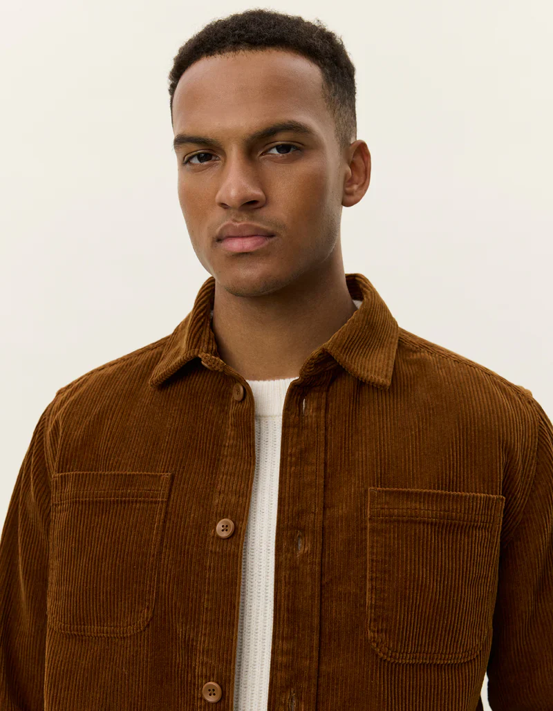Les Deux Kody Corduroy Shirt - Tan - Image 4