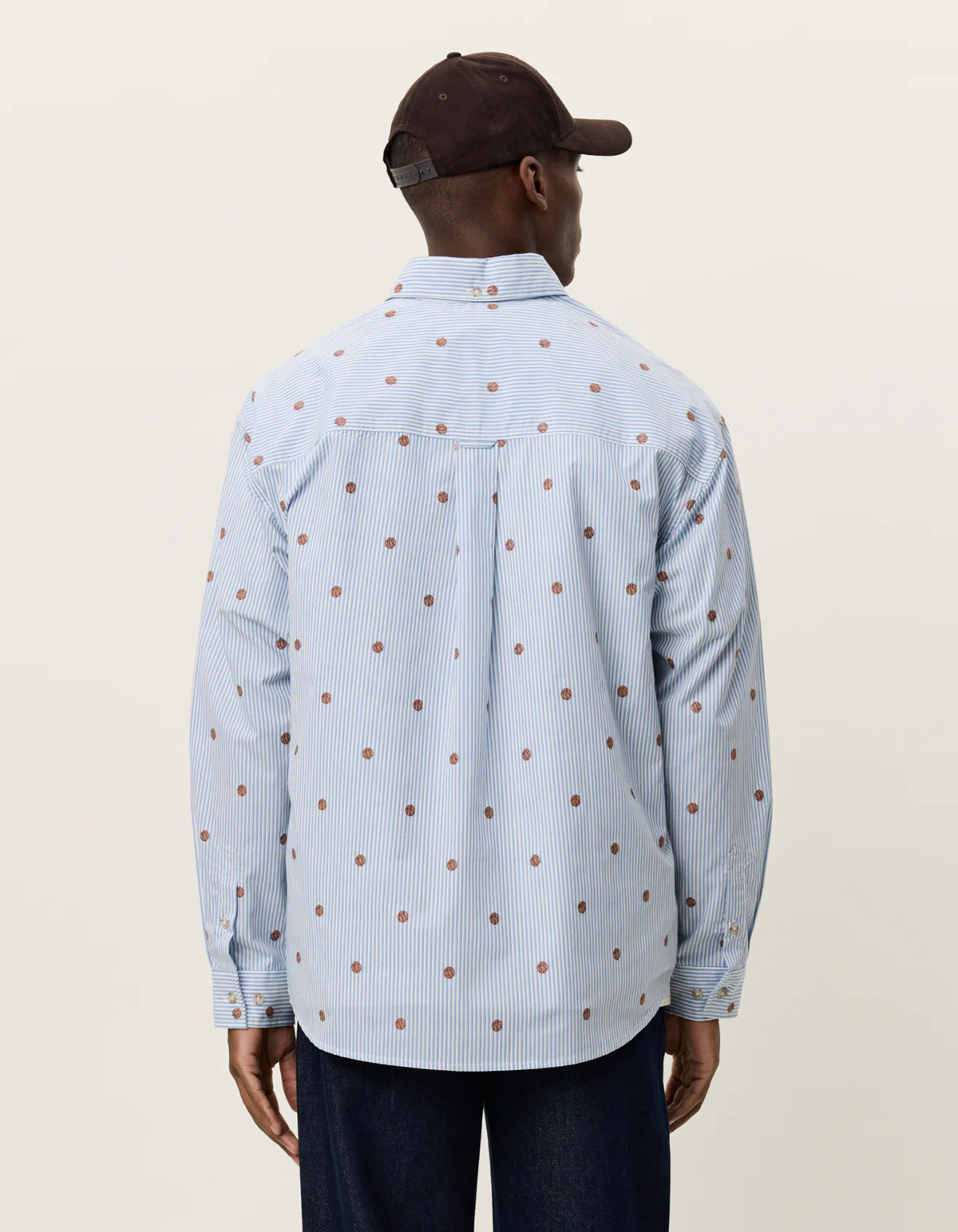 Les Deux Kolton Stripe Basket Shirt - Blue - Image 2