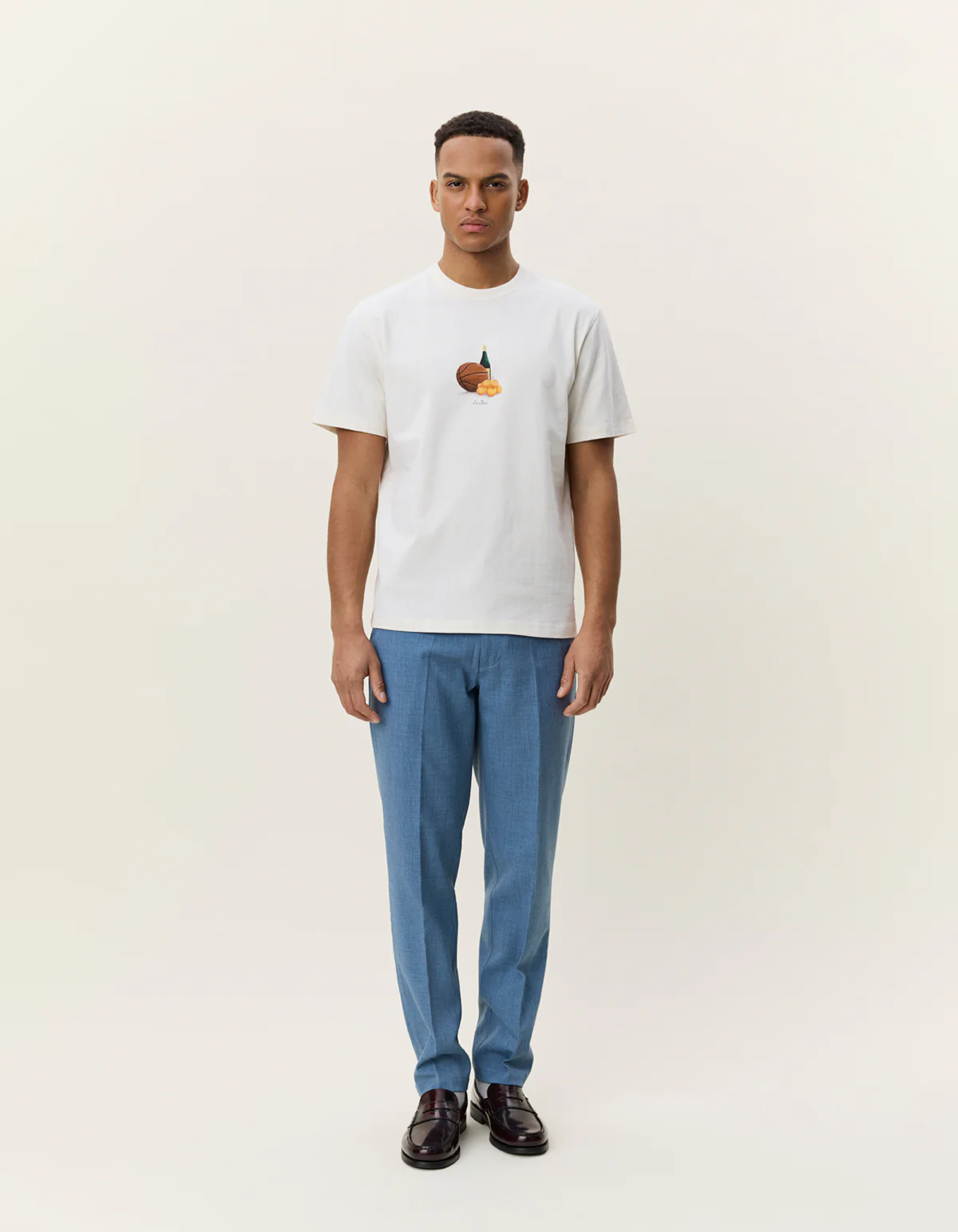 Les Deux Lemons Tee - Eggnog White - Image 3