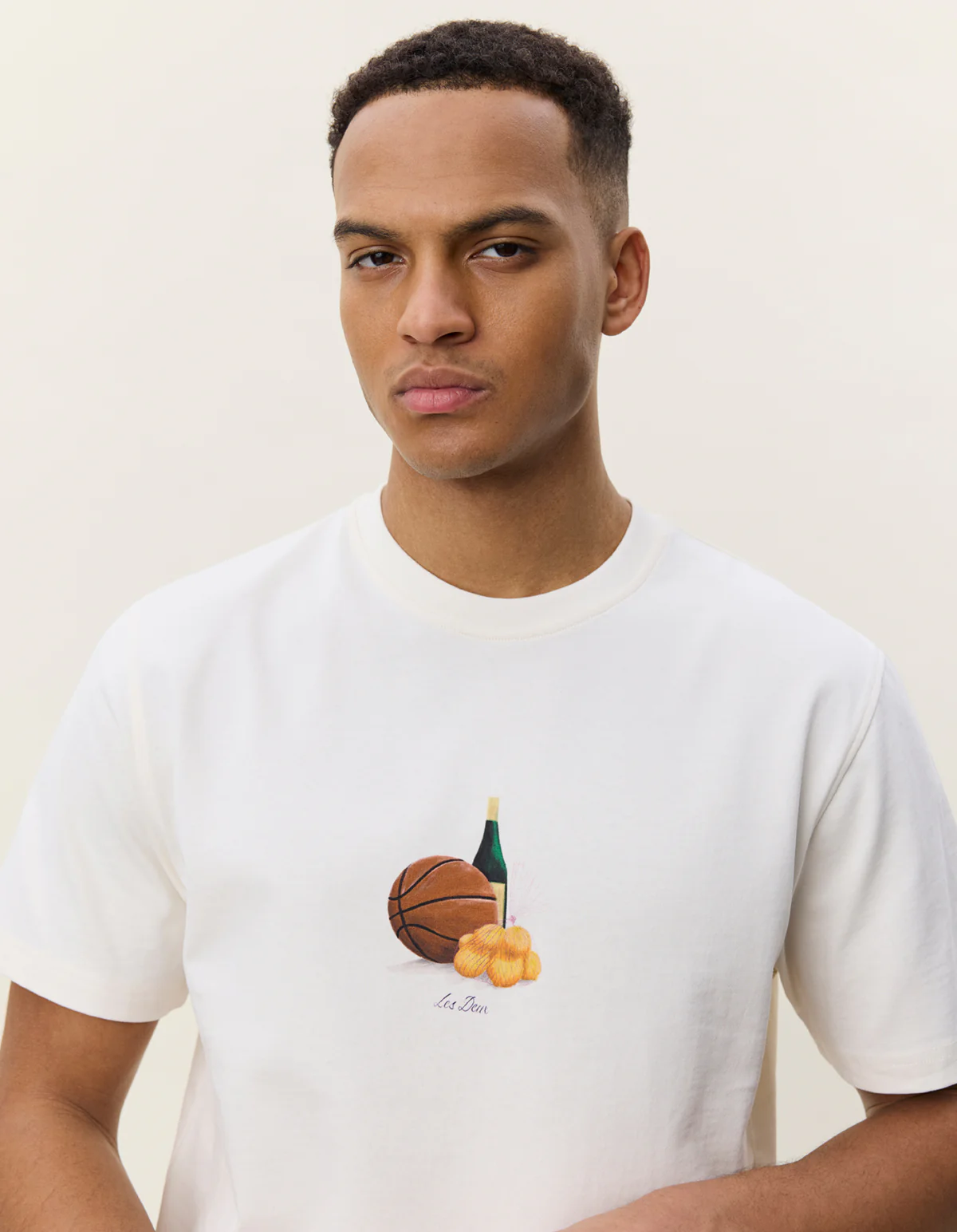 Les Deux Lemons Tee - Eggnog White - Image 4