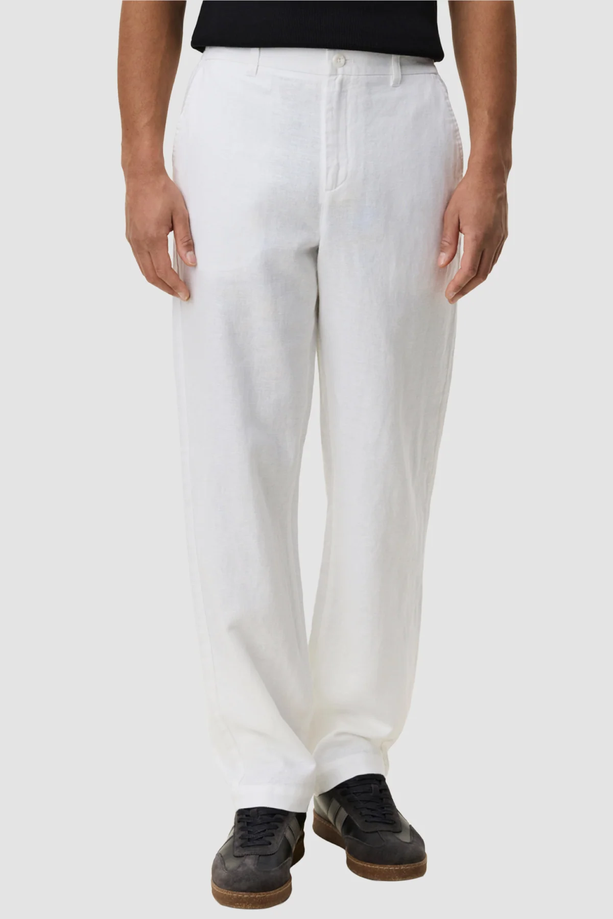 Les Deux Linen Comfort Suit Pants - White