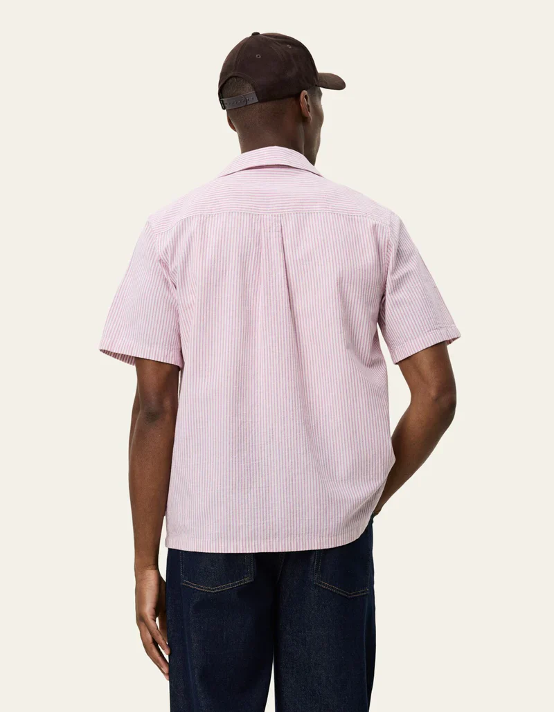 Les Deux Lukas Stripe Shirt - Pink - Image 2