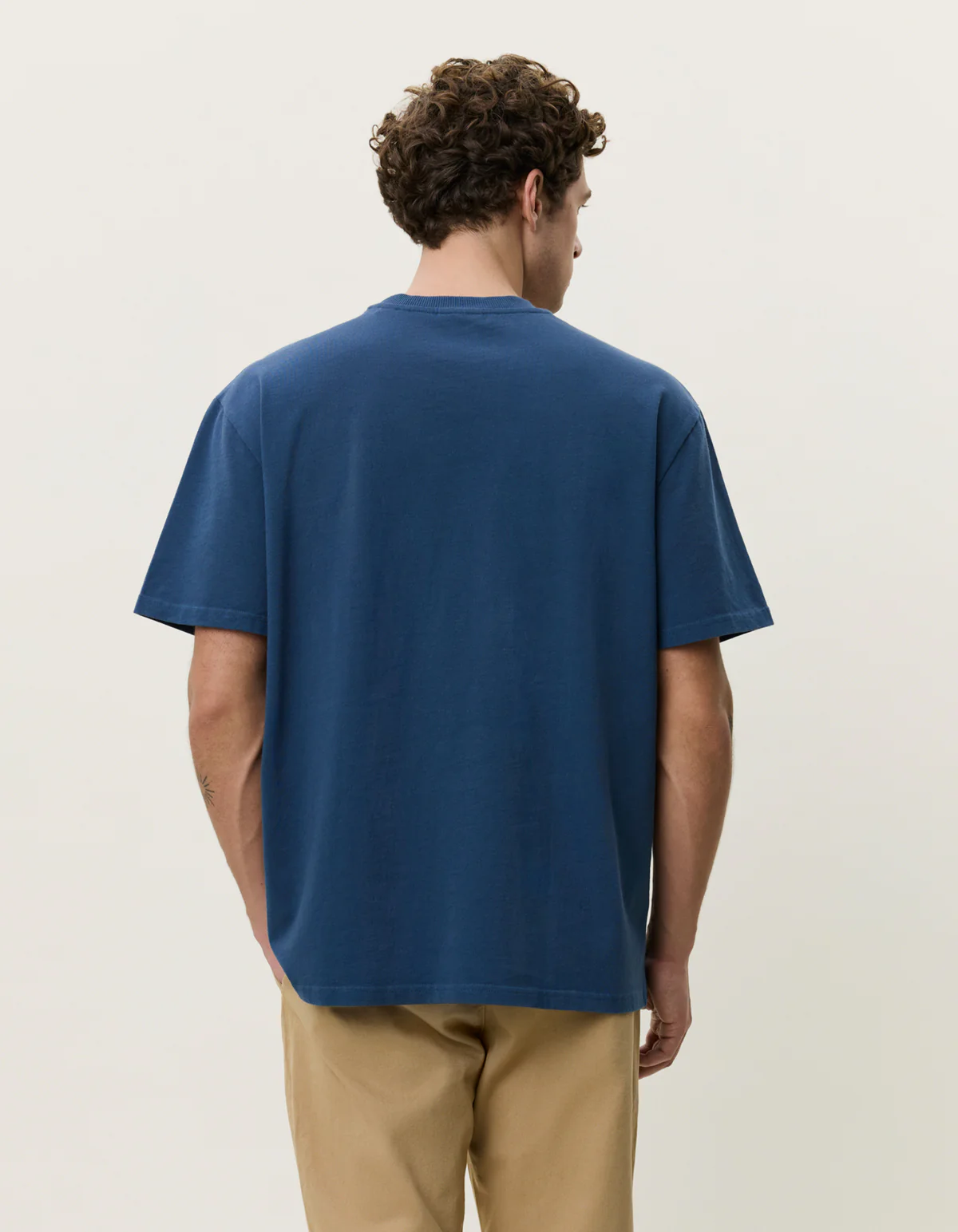 Les Deux Mini Logo Tee - Dark Denim Blue - Image 2