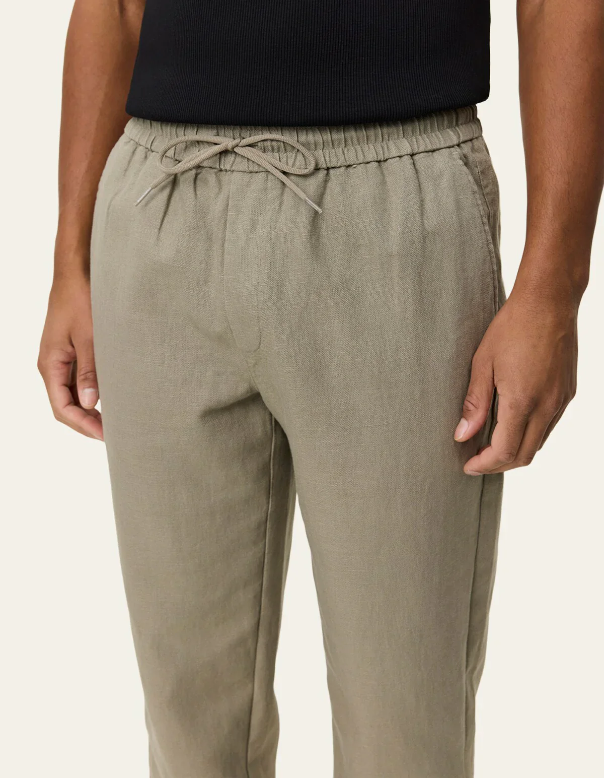 Les Deux Patrick Linen Pants - Sand - Image 3