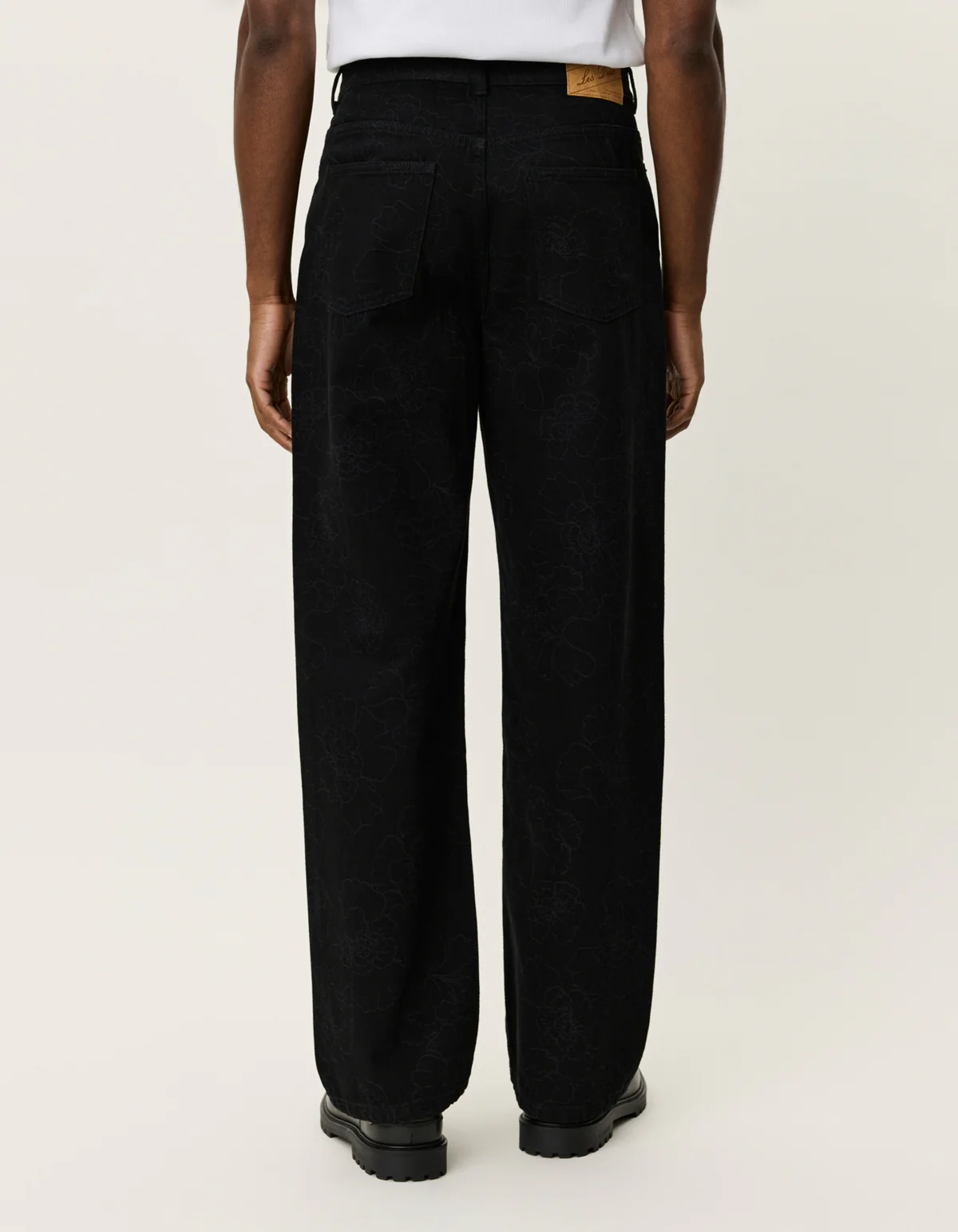 Les Deux Roi AOP Jeans - Black - Image 2