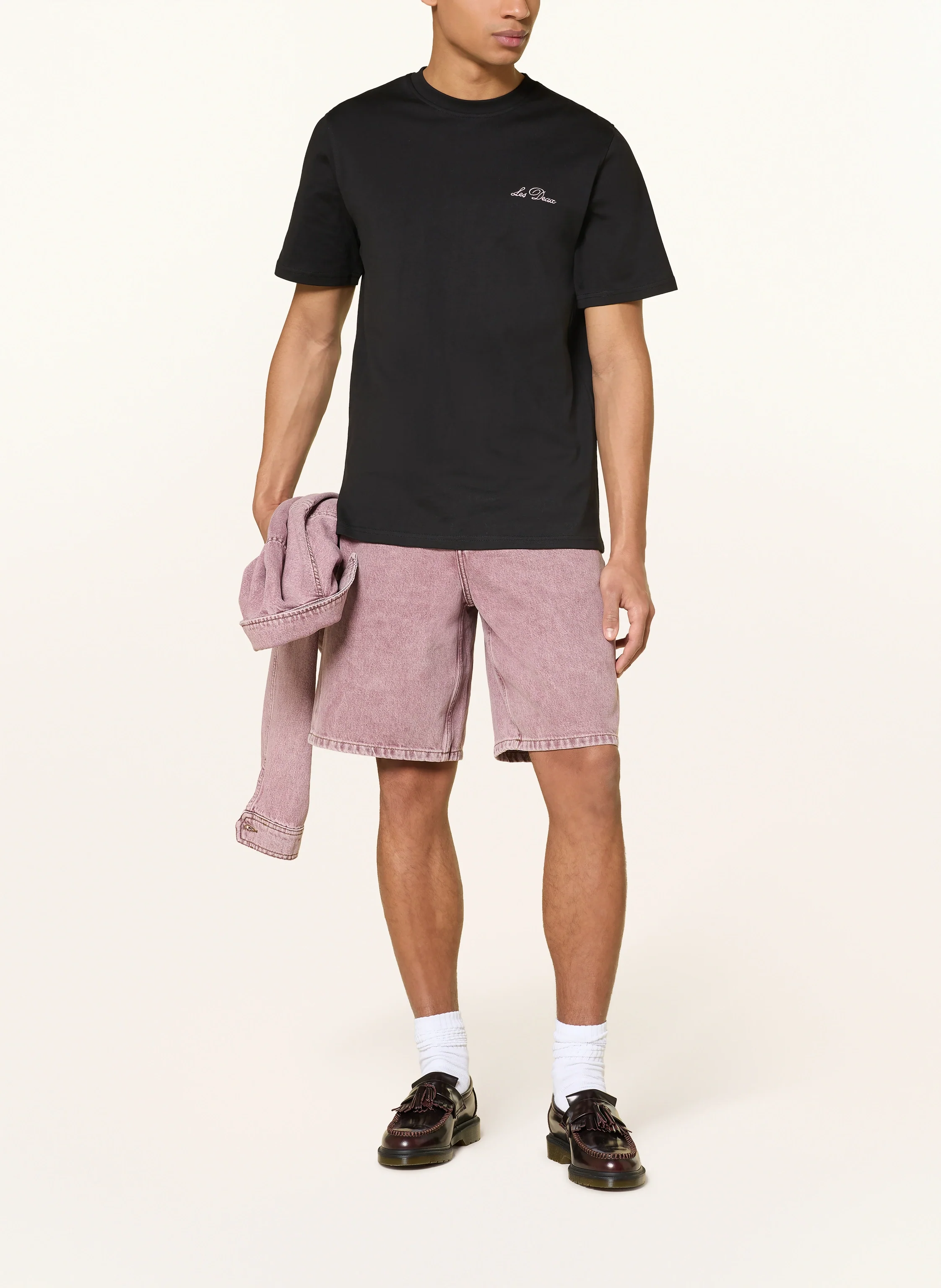 Les Deux Wild Flower Tee - Black - Image 2