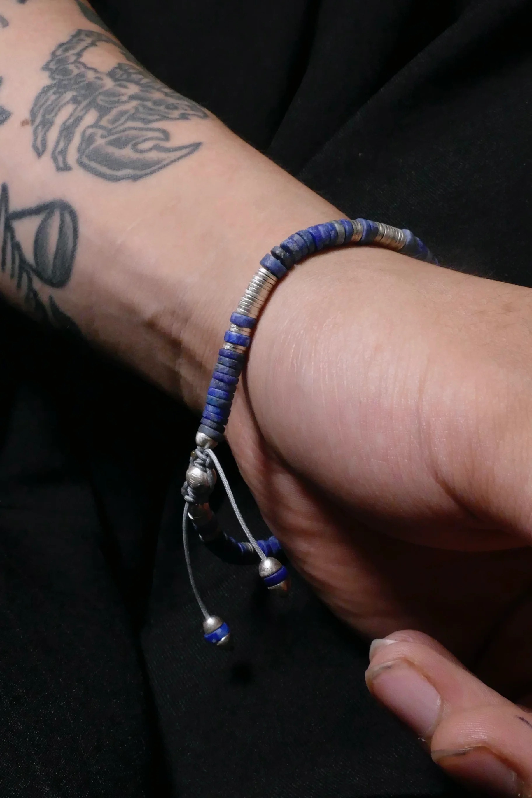 M.Cohen by MAOR Lazuli Lapis Bracelet - Blue - Image 3