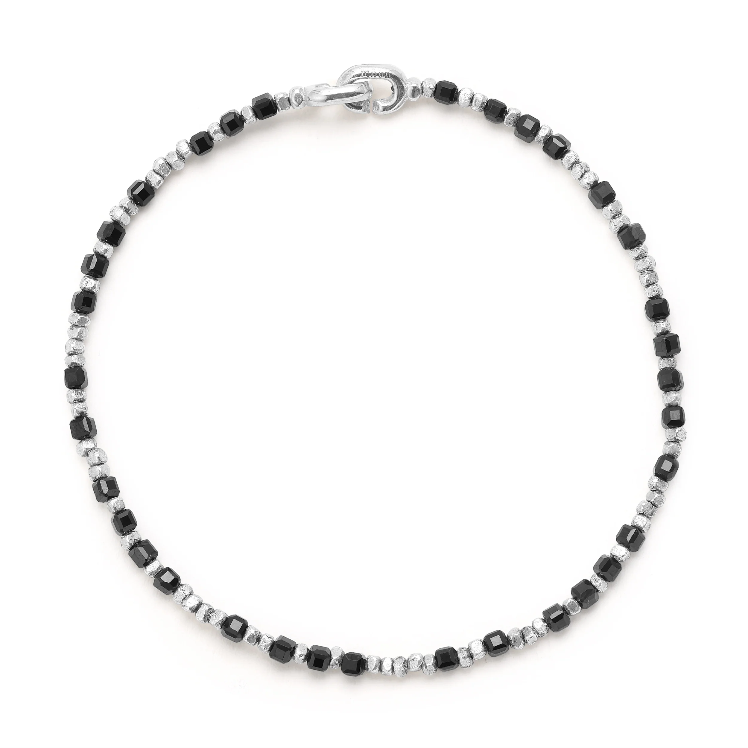 M.Cohen by MAOR Percep Bracelet - Silver/Onyx - Image 2