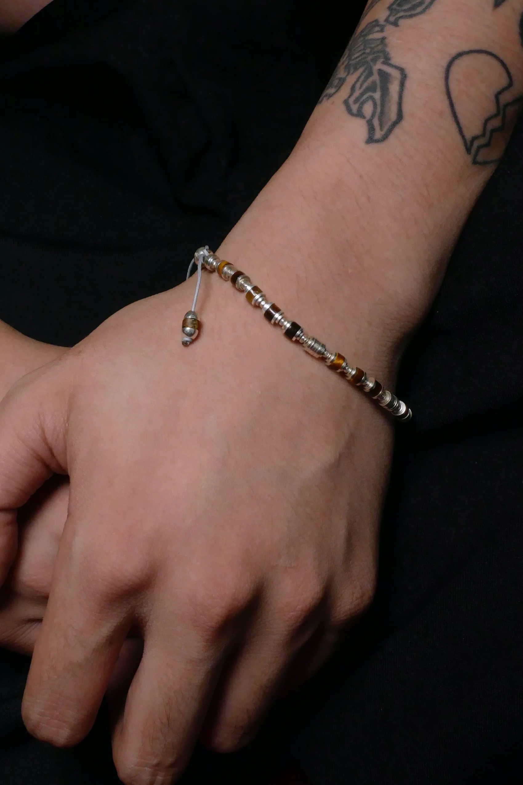 M.Cohen by MAOR Saguaro Tiger Eye Bracelet - Brown - Image 3