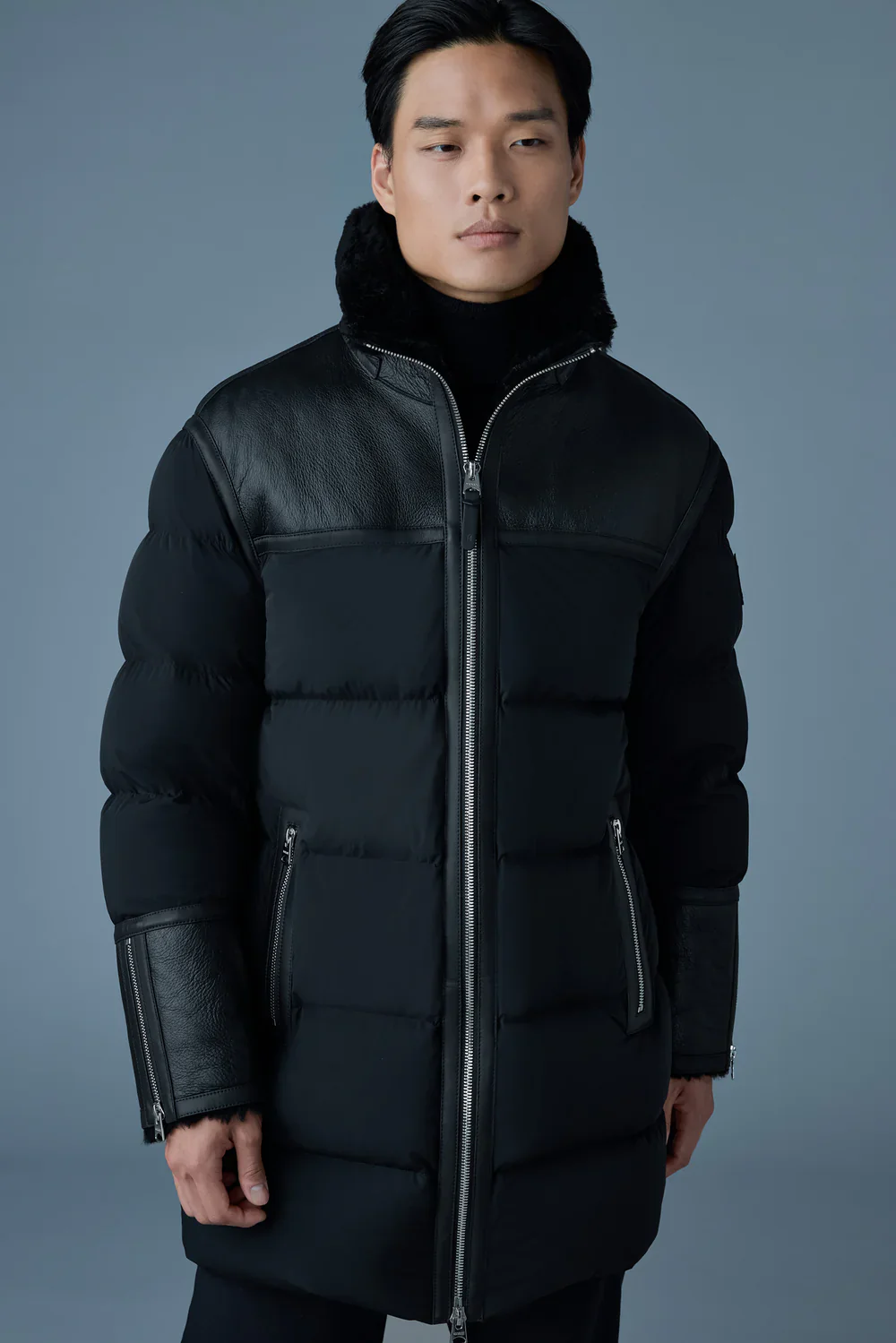 Mackage Mens Down *Parka Nicholas - Black - Image 4