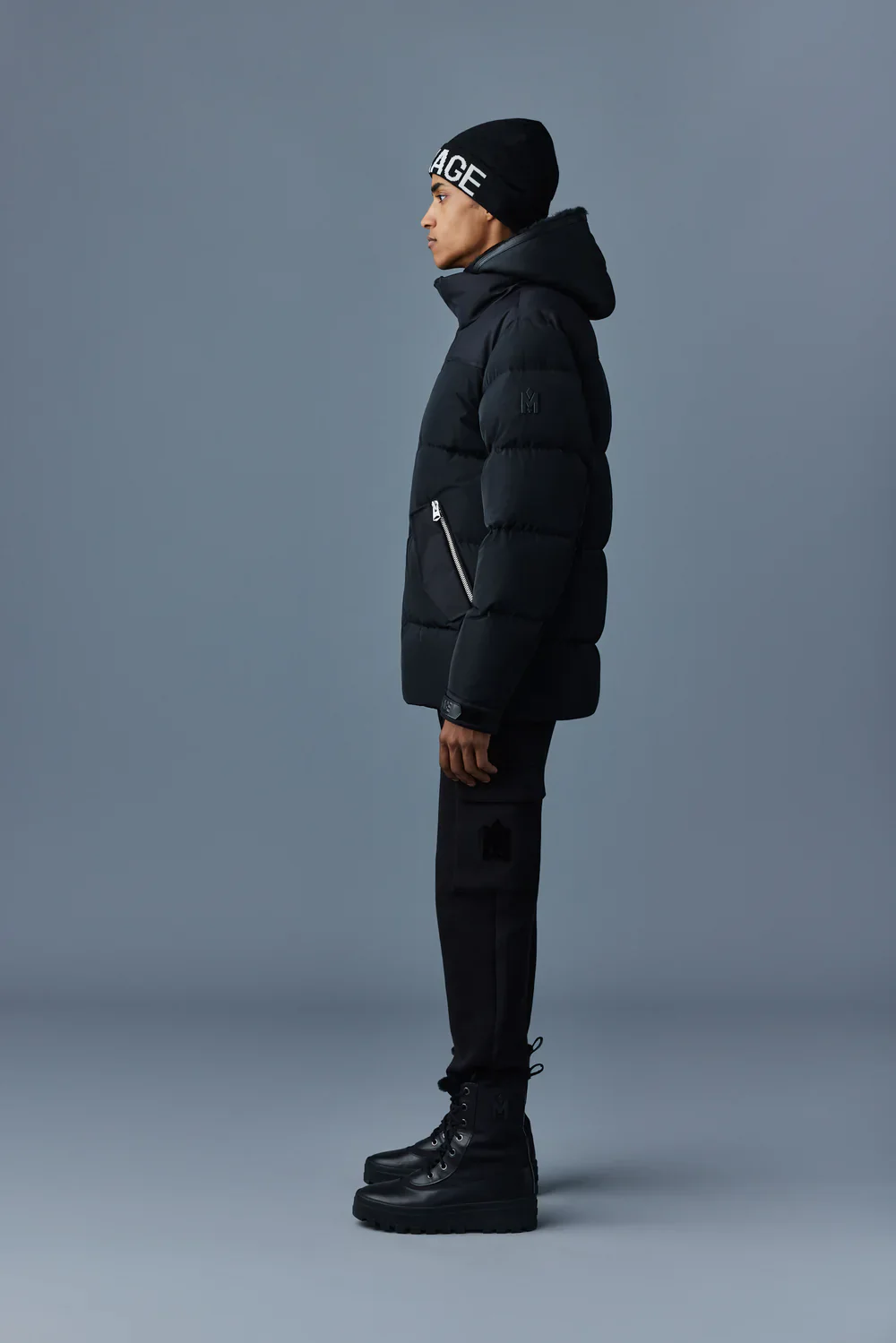 Mackage Mens Down *Parka Riley - Black - Image 2