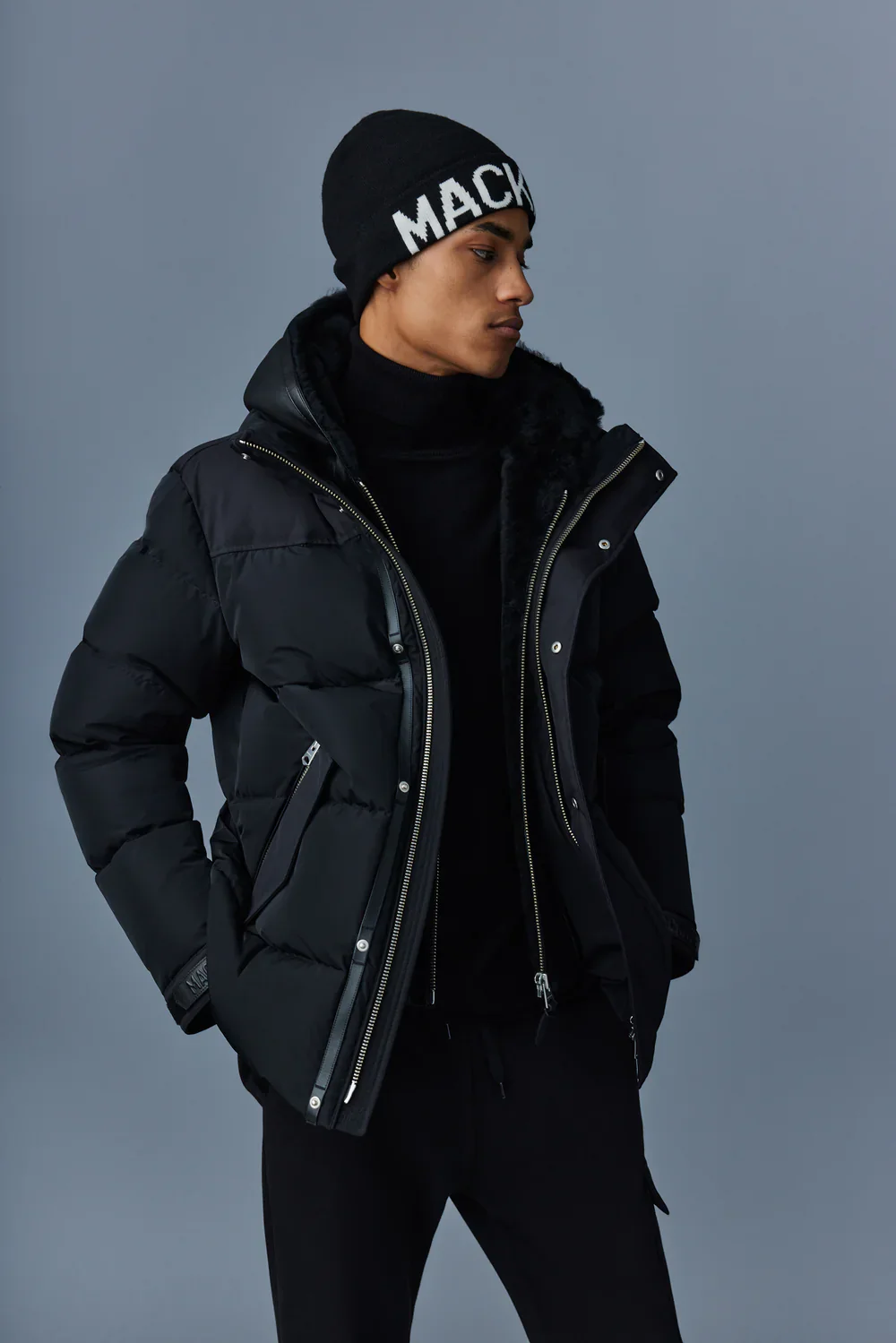 Mackage Mens Down *Parka Riley - Black - Image 4