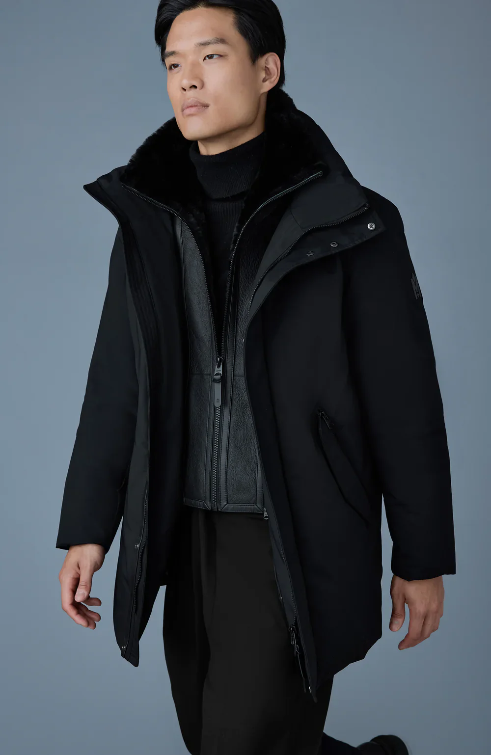 Mackage Mens Down *Parka Sullivan - Black - Image 5