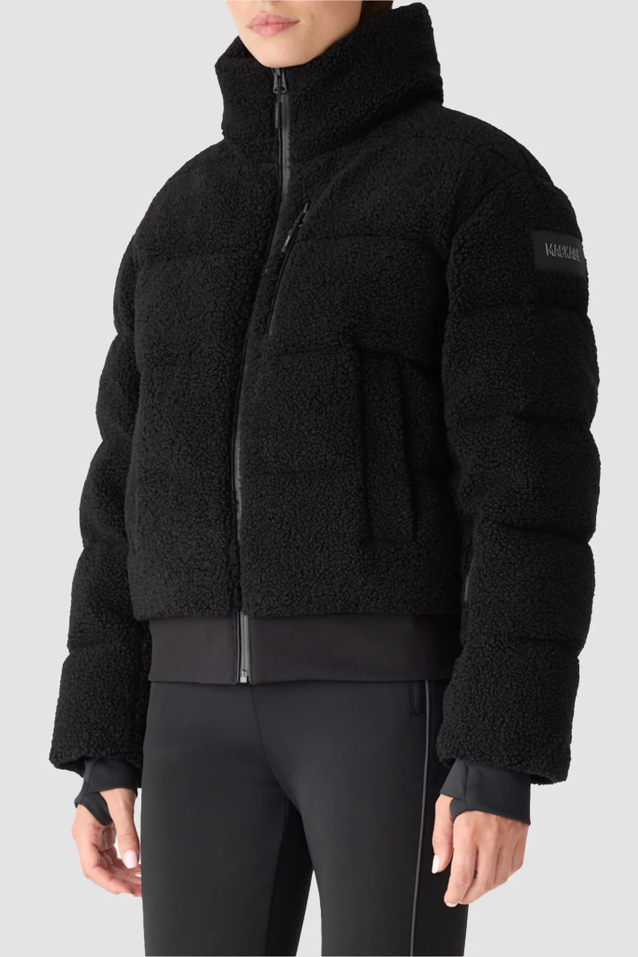 Mackage Womens Down Bomber Anaya - Black