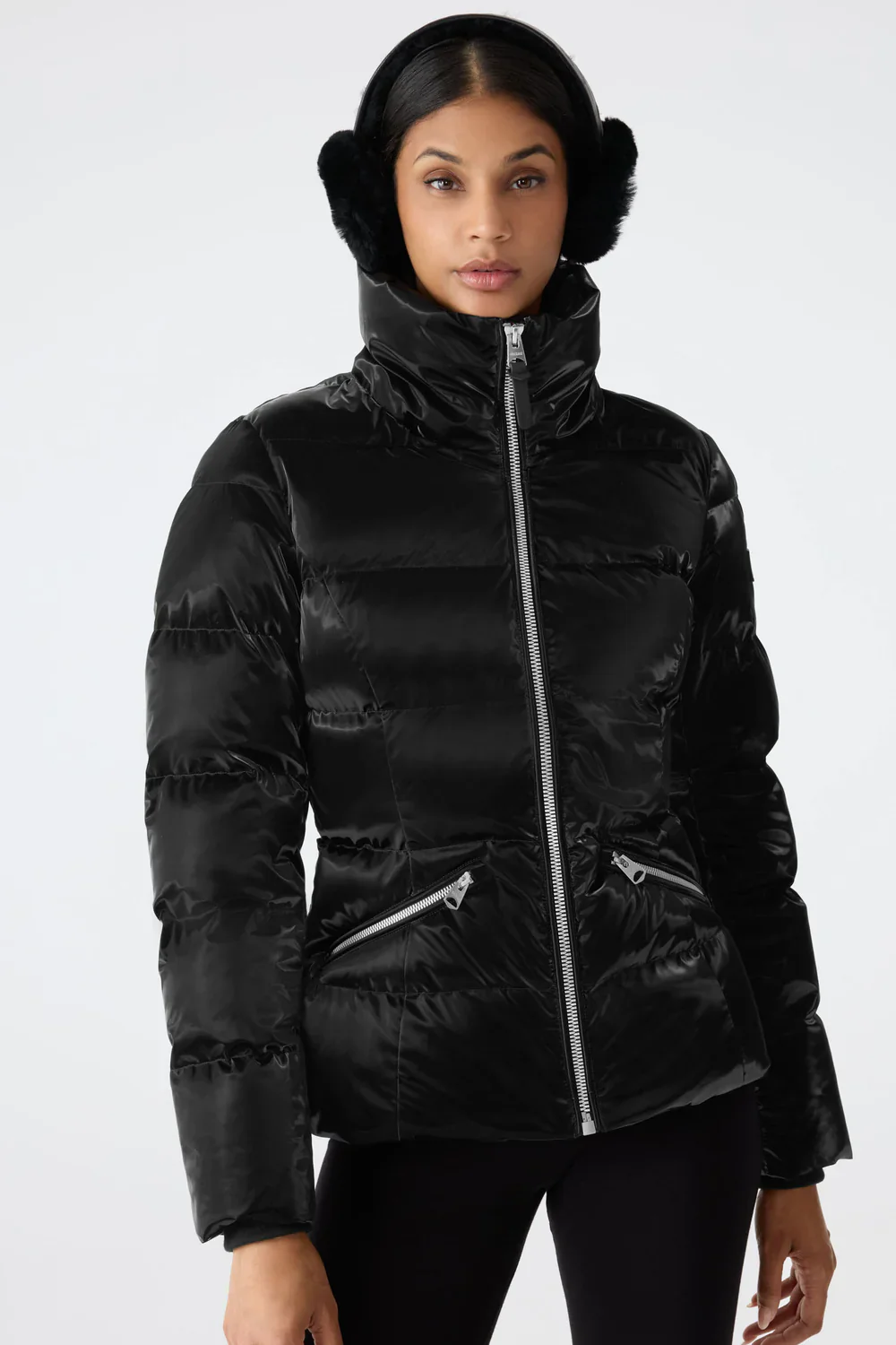 Mackage Womens Down Jacket Madalyn-Glo - Black - Image 5
