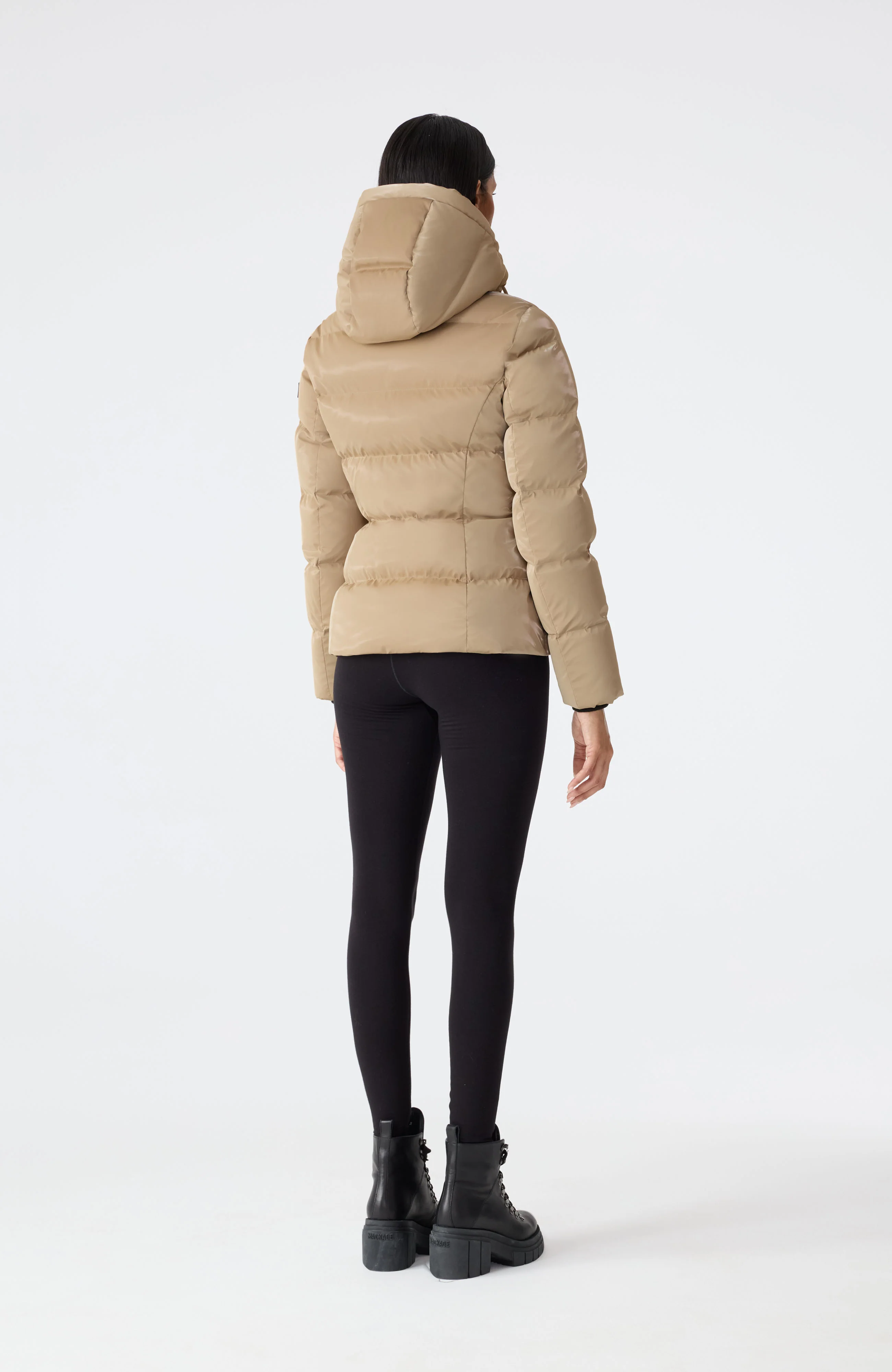 Mackage Womens Down Jacket Madalyn-Glo - Light Camel - Image 3