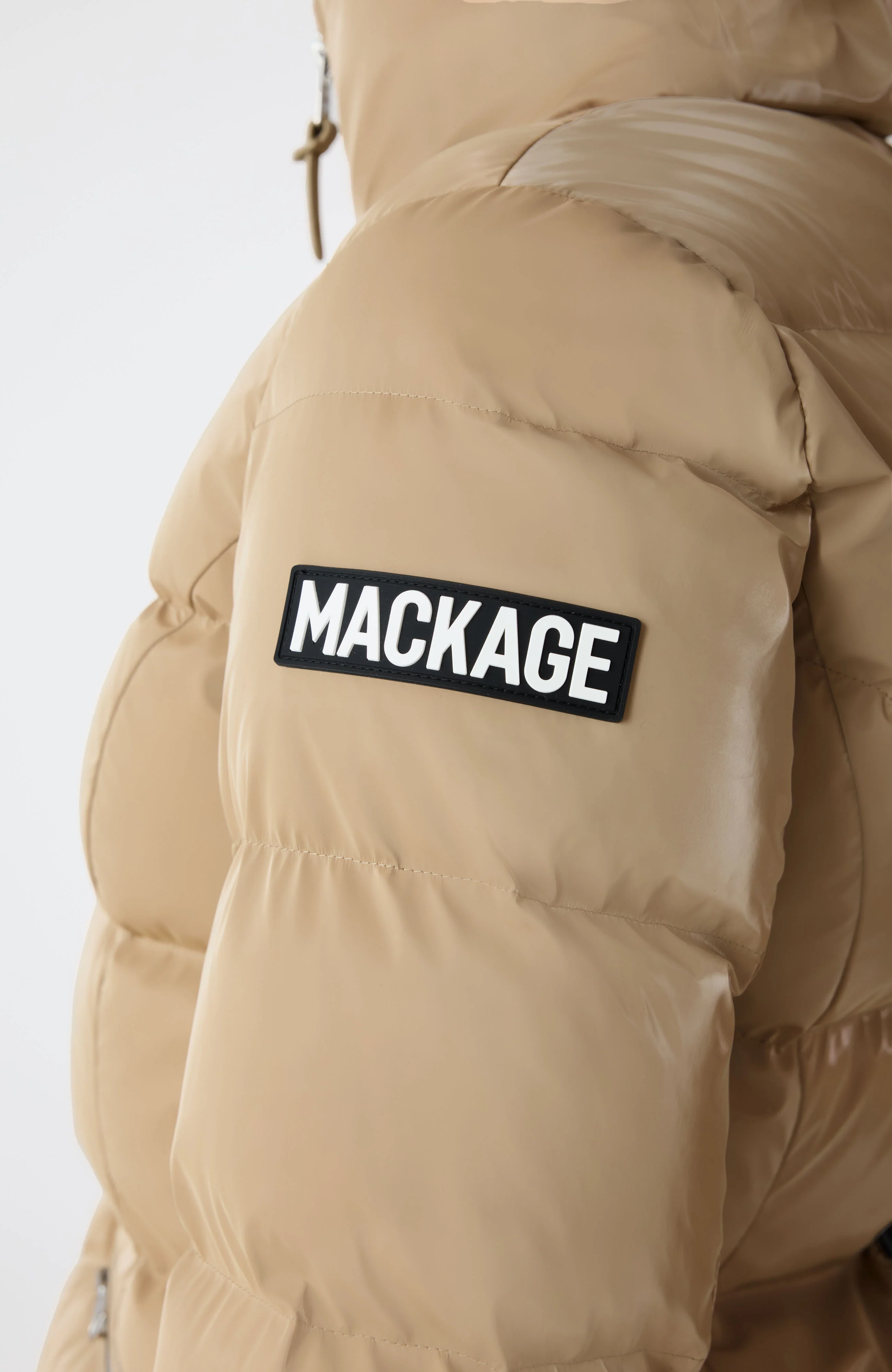 Mackage Womens Down Jacket Madalyn-Glo - Light Camel - Image 4