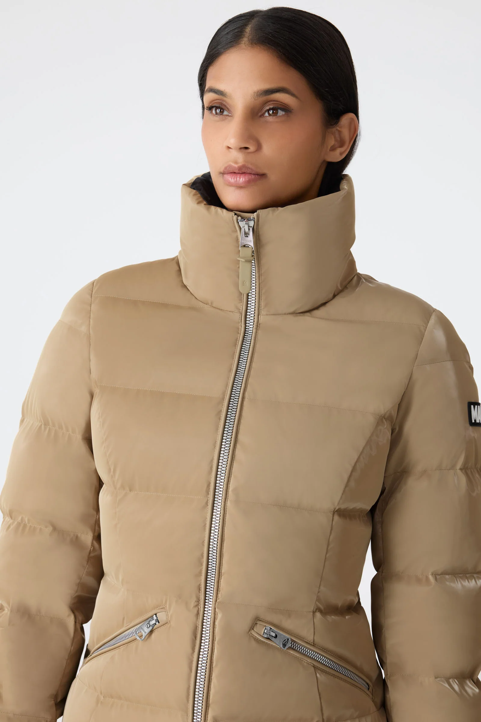 Mackage Womens Down Jacket Madalyn-Glo - Light Camel - Image 5