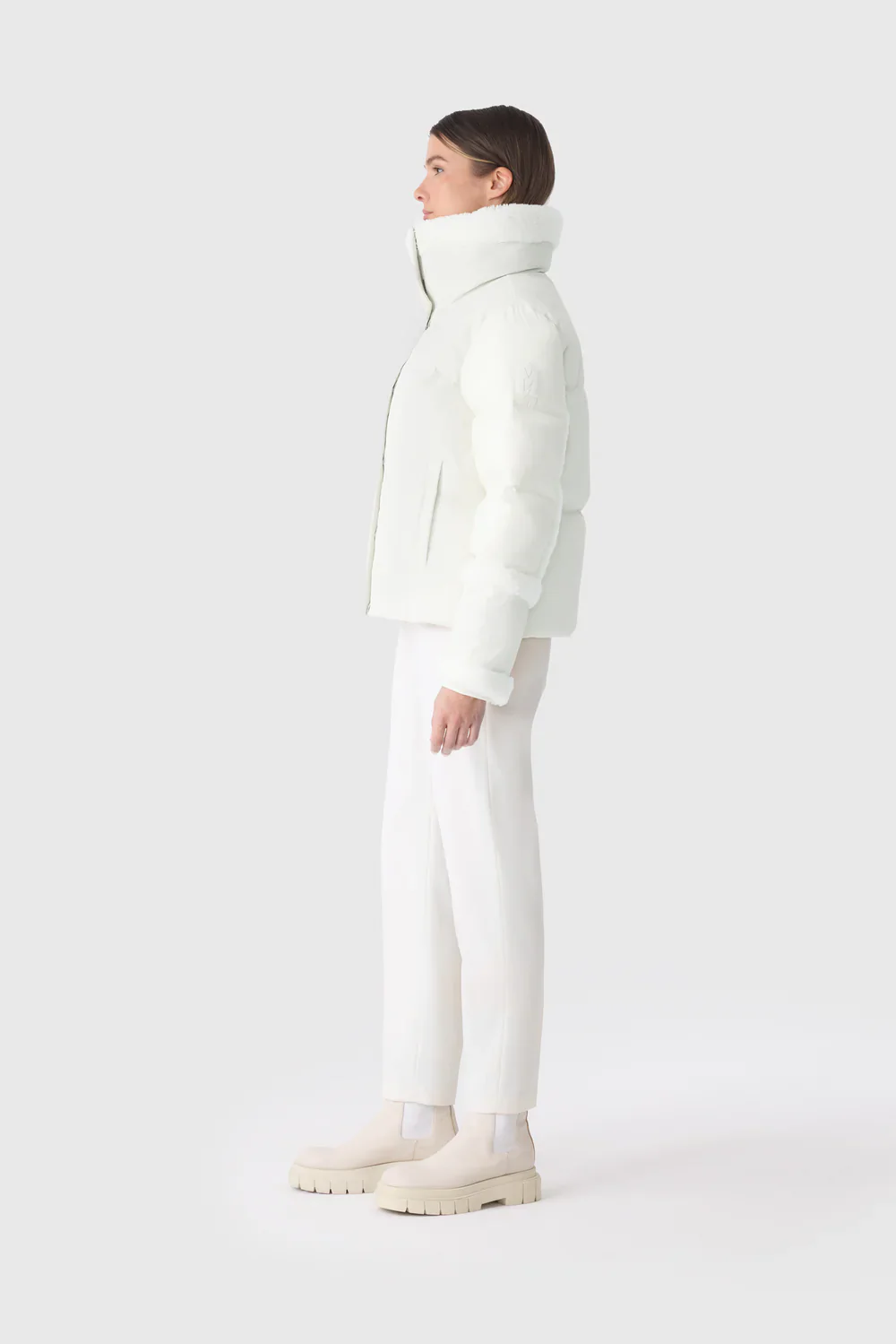 Mackage Womens Down *Parka Lydana - Cream - Image 2