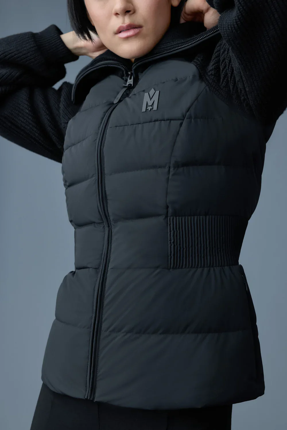 Mackage Womens Lite Jacket Foxy - Black - Image 4