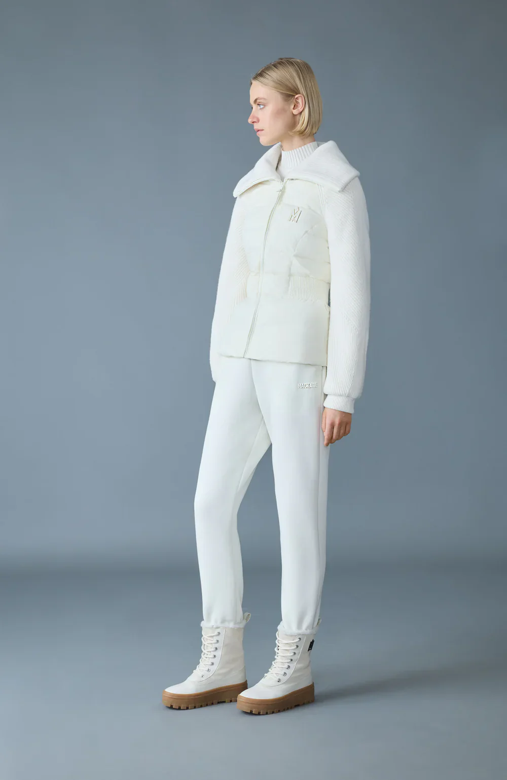 Mackage Womens Lite Jacket Foxy - Cream - Image 2