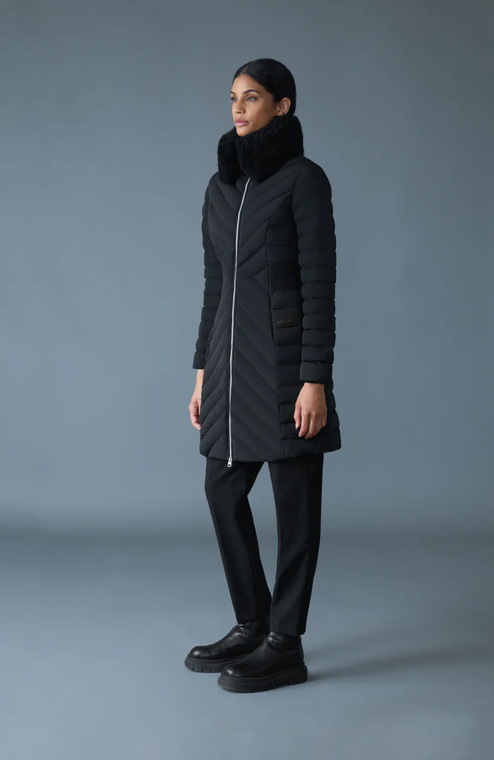 Mackage Womens Lite Jacket Lyris - Black - Image 2