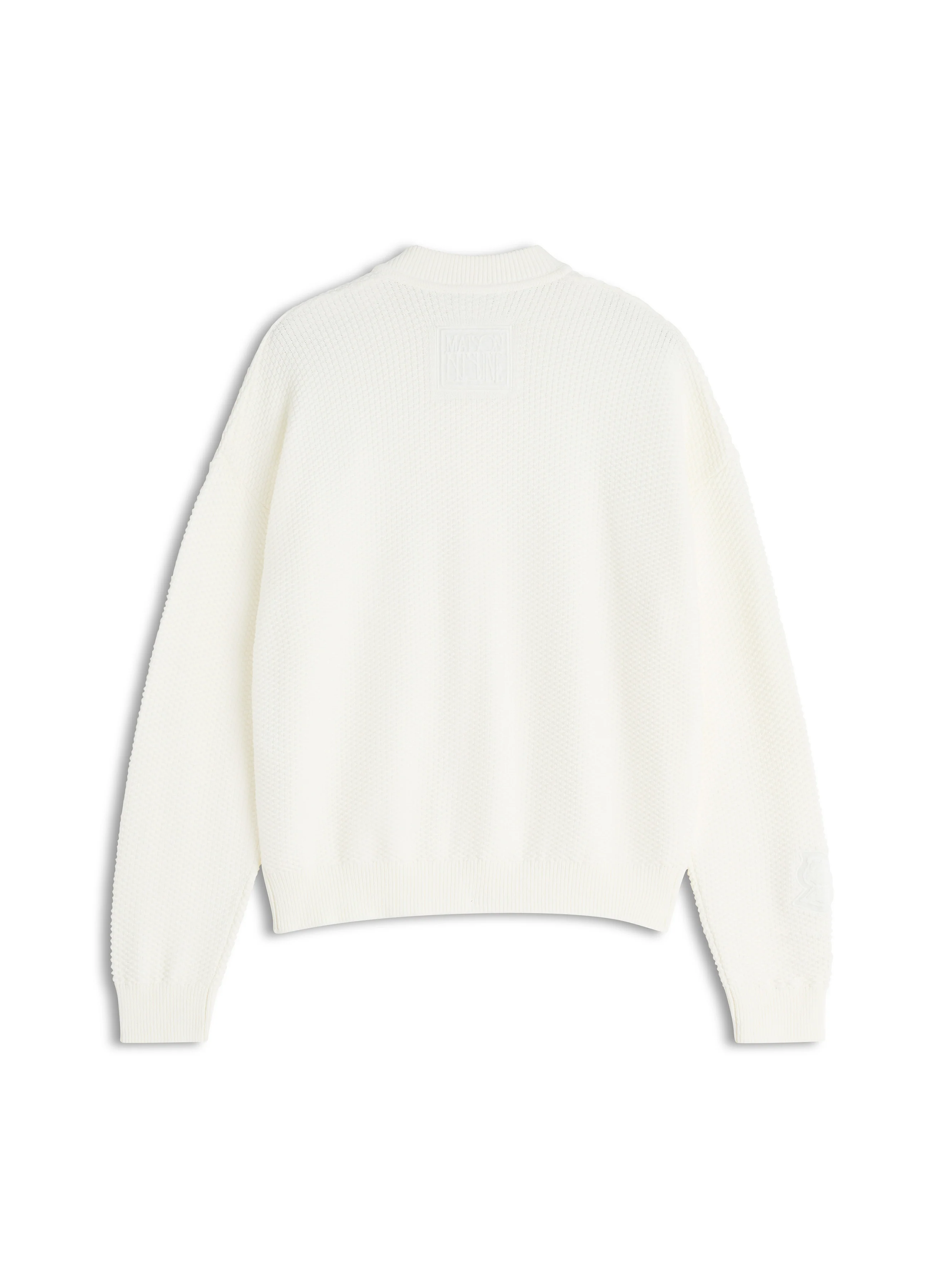 Maison Kitsuné Art Nouveau Stamps Sweater - Ecru - Image 2