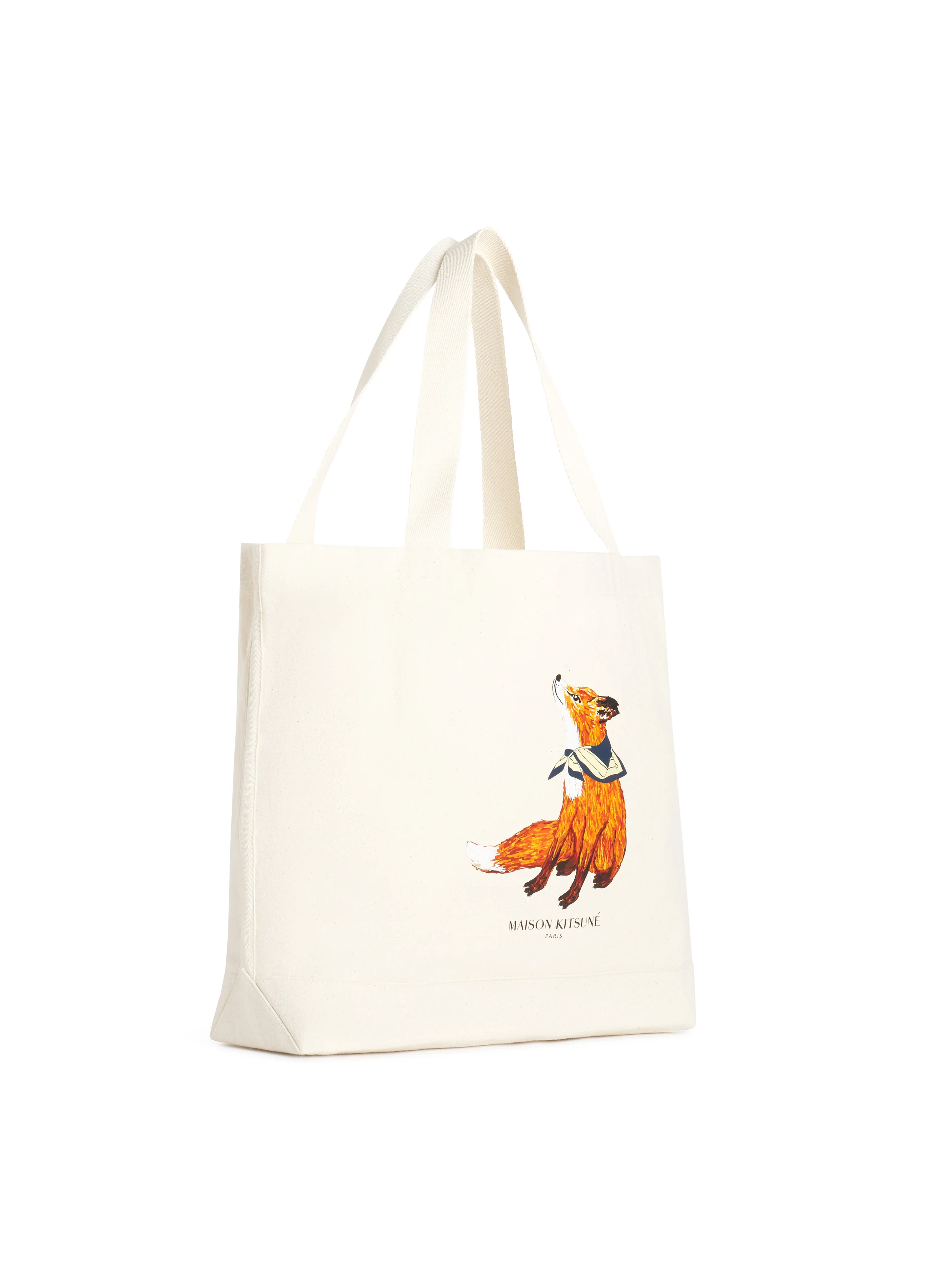 Maison Kitsuné Dreaming Fox Tote Bag - Ecru - Image 2