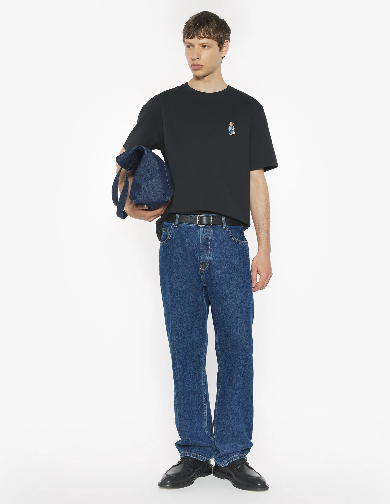 Maison Kitsuné Dressed Fox Comfort Tee - Black - Image 2