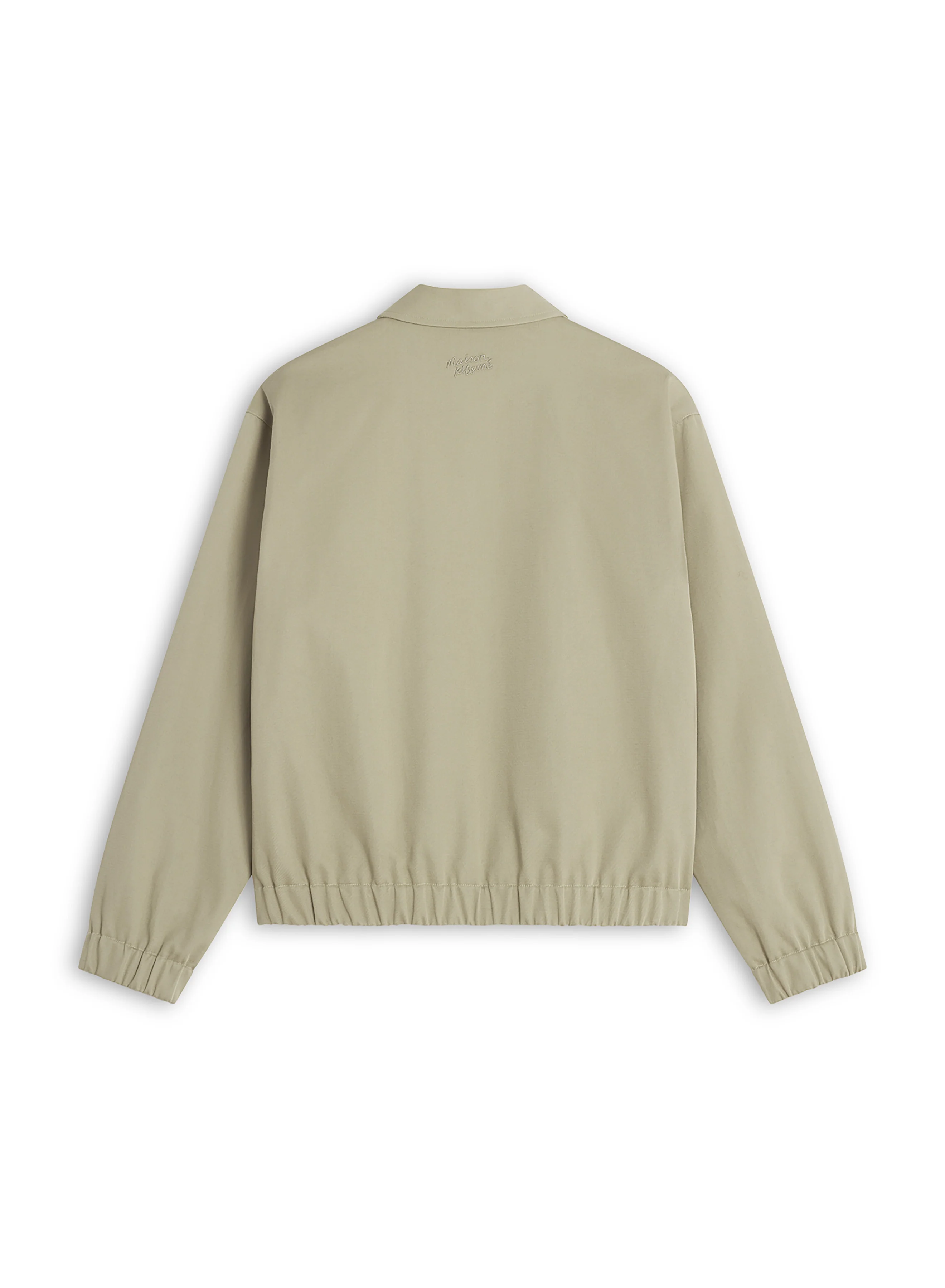 Maison Kitsuné Elasticated Zipped Jacket - Concrete Beige - Image 5