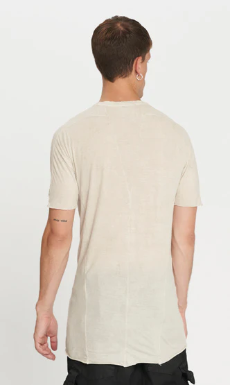 Masnada Double Pocket Tee - Grey - Image 3