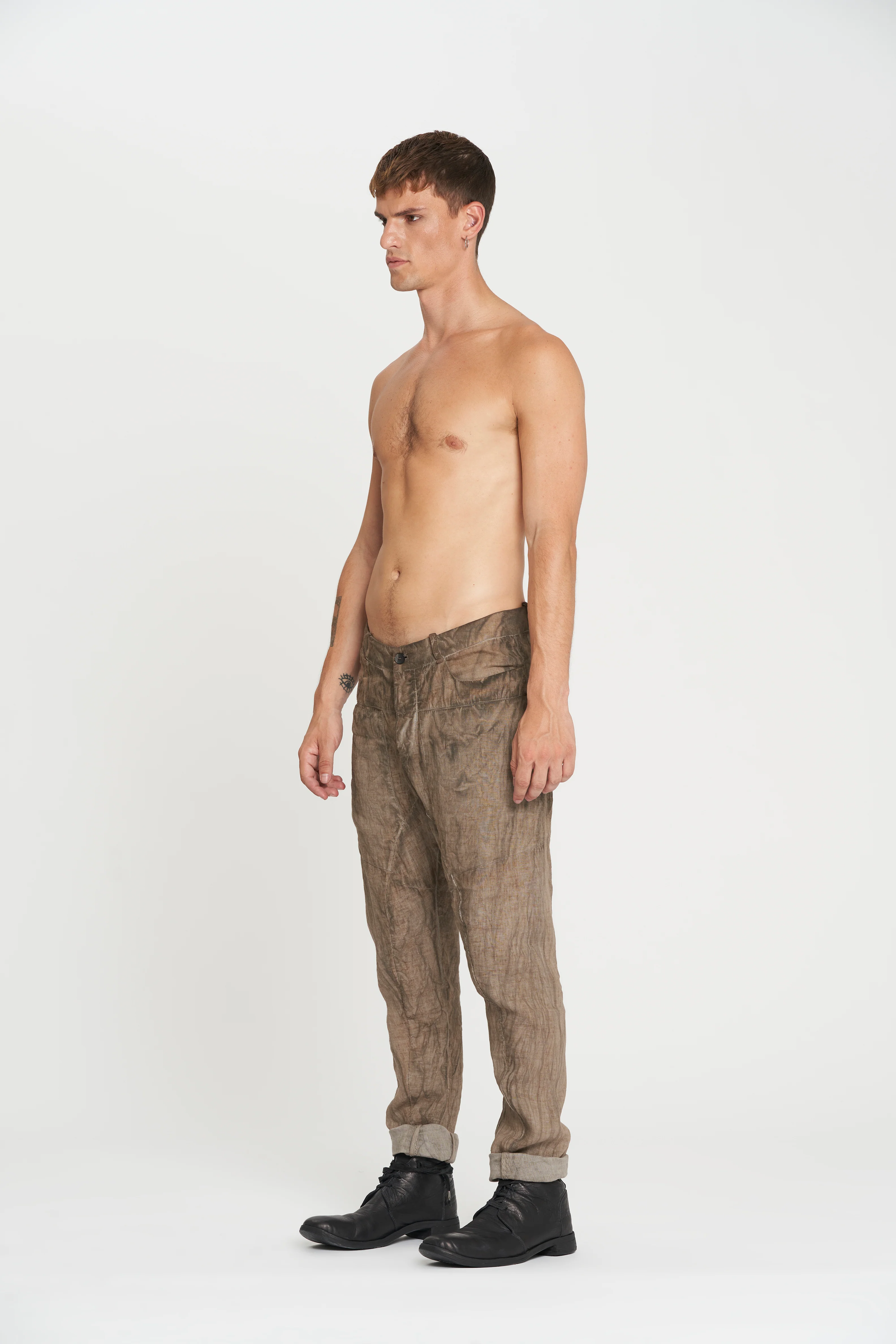 Masnada Pocket Pants - Light Brown - Image 3