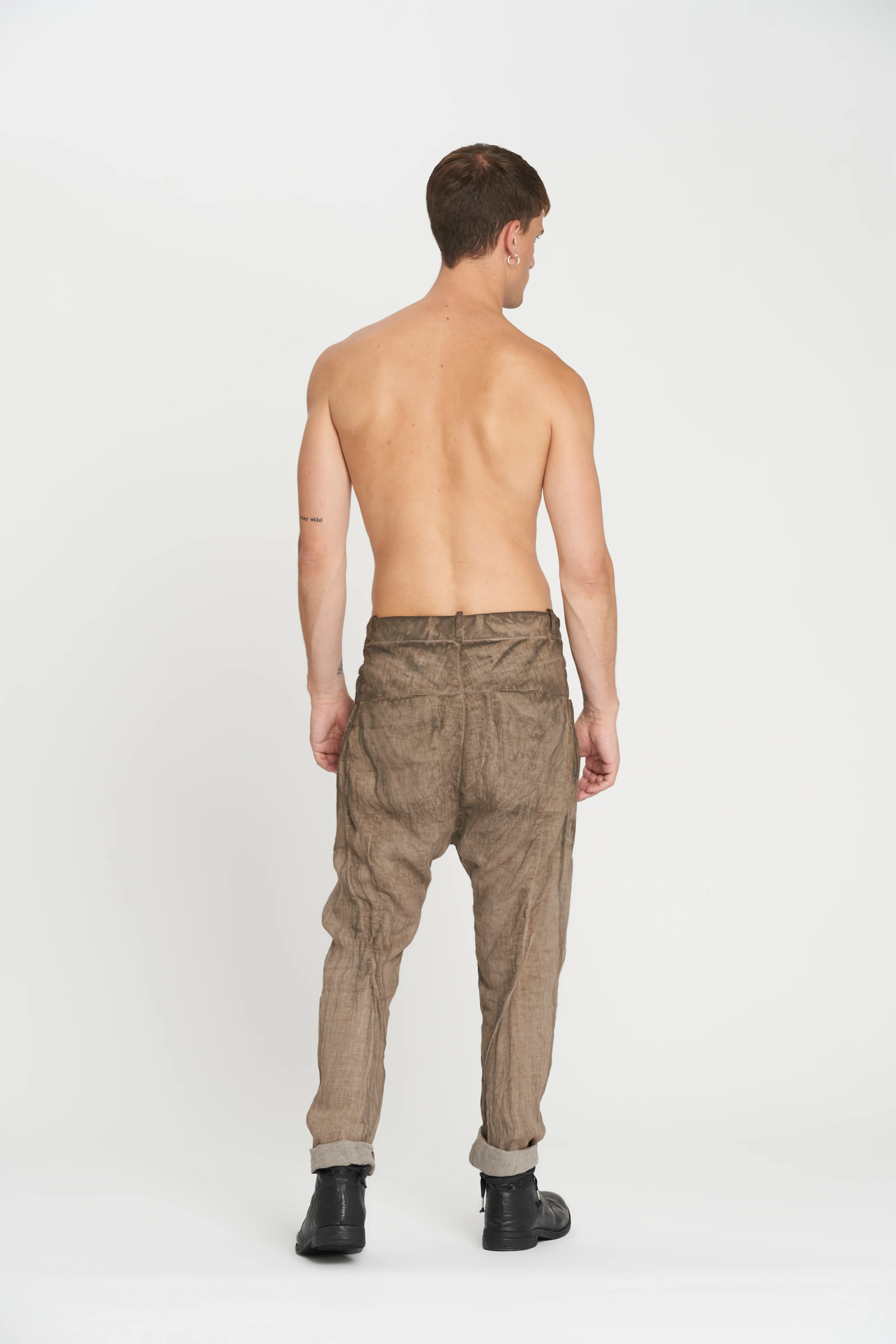 Masnada Pocket Pants - Light Brown - Image 4