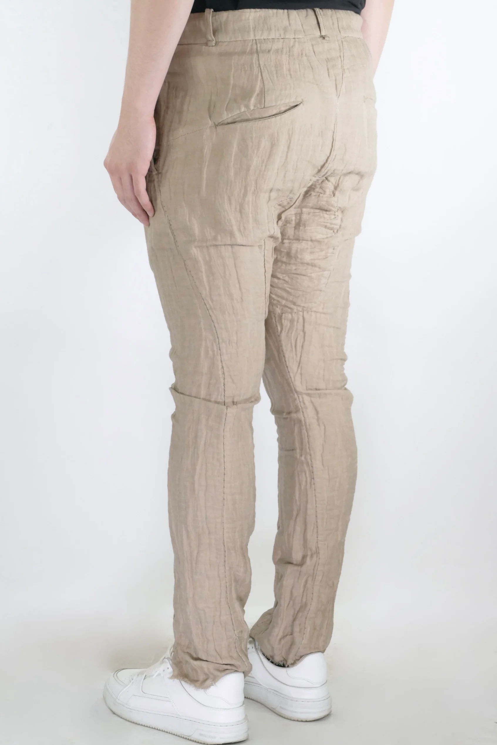 Masnada Steel Blend Pants - Sand/Stone - Image 3